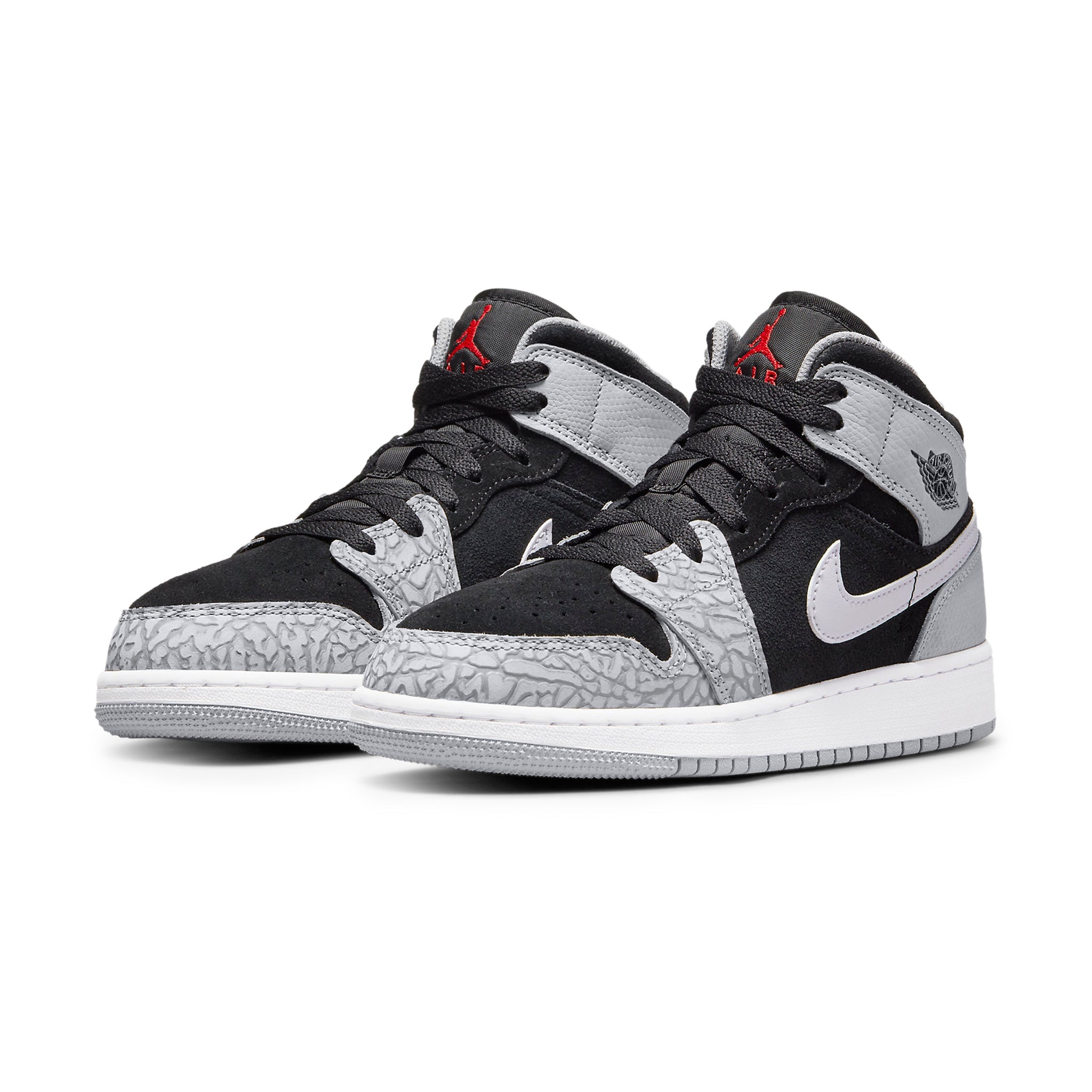Air Jordan 1 Mid SE Elephant Print (GS) – Grey - view 2