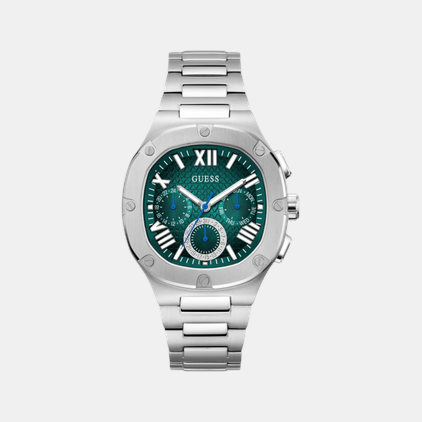 Guess Headline Men Quartz Green Dial Chronograph Stainless Steel Watch GW0572G6 - view 2