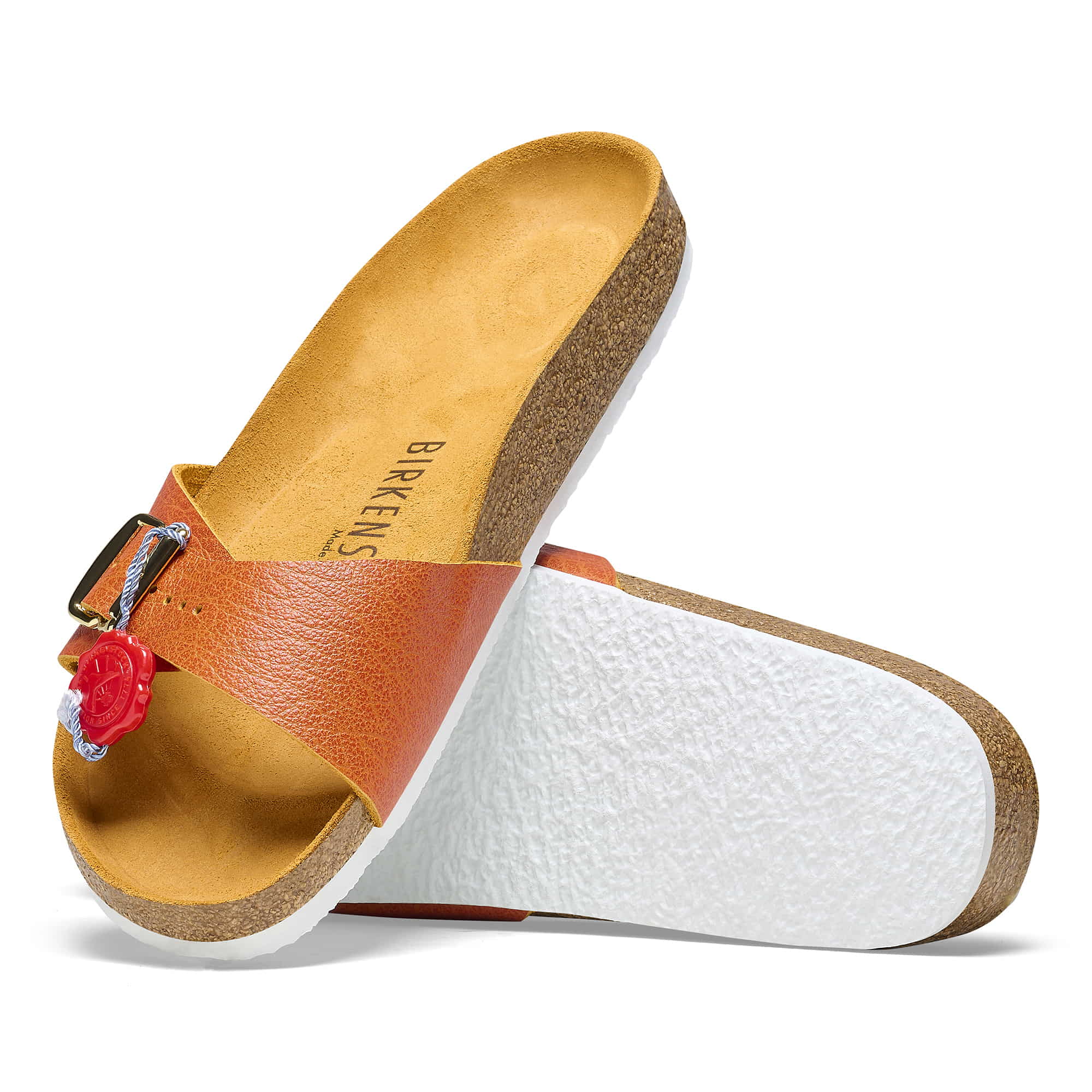Birkenstock Madrid 1963 Grained Leather Pigalle + Socke