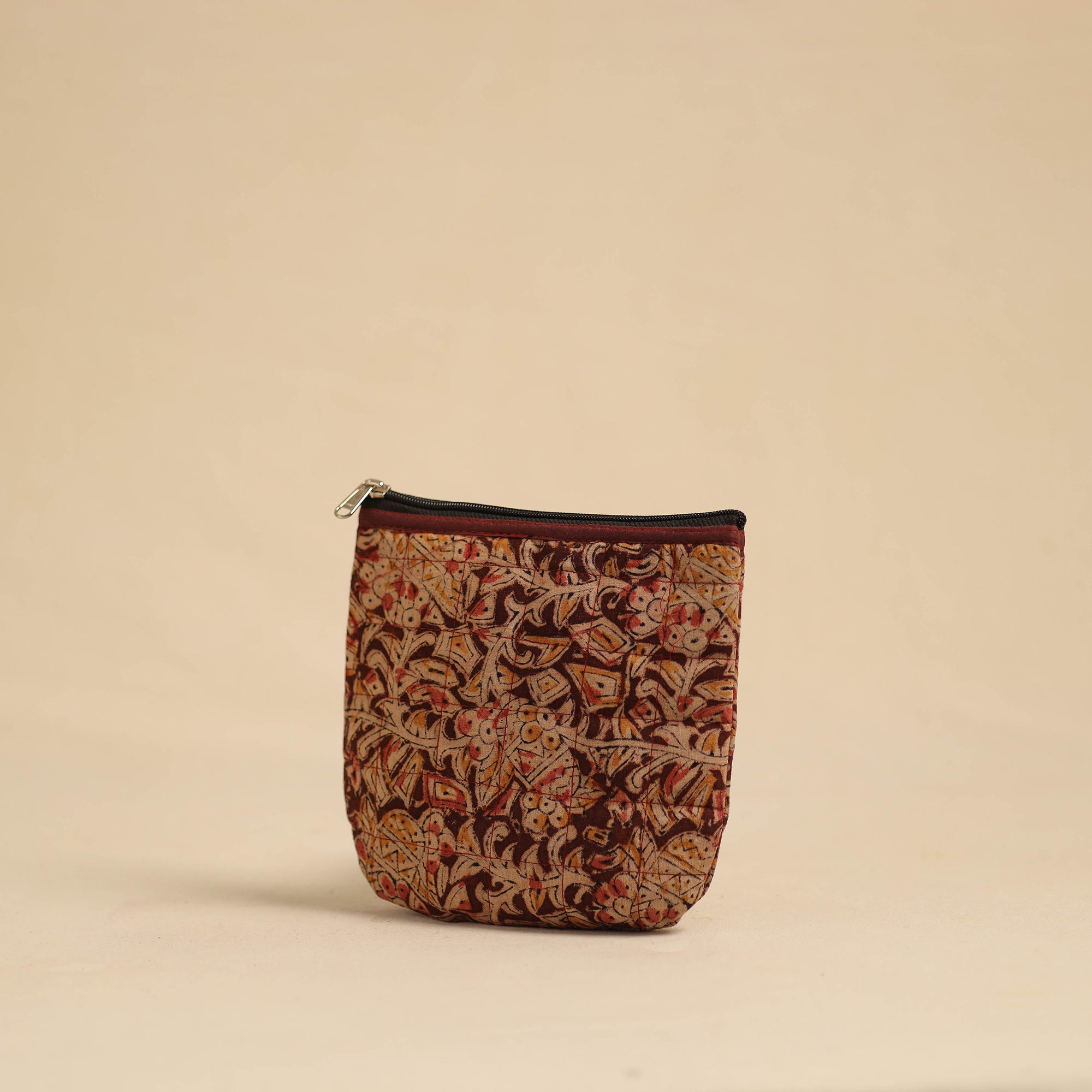 NOORI BAZAR Brown - Handmade Quilted Cotton Utility Pouch 15 - view 2