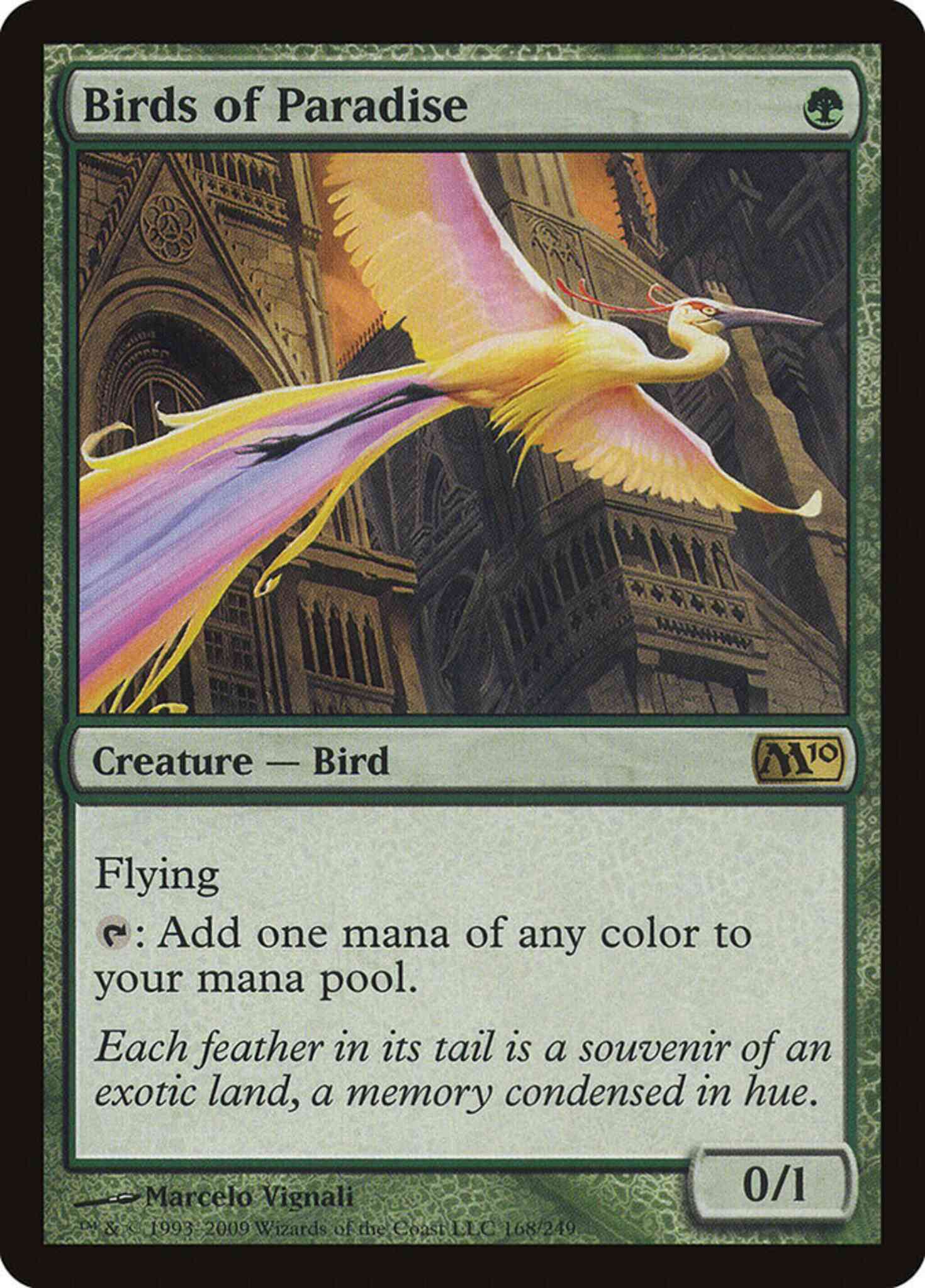 Paradise 168 magic – Birds of Paradise [168] [Magic 2010] [Non-Foil]