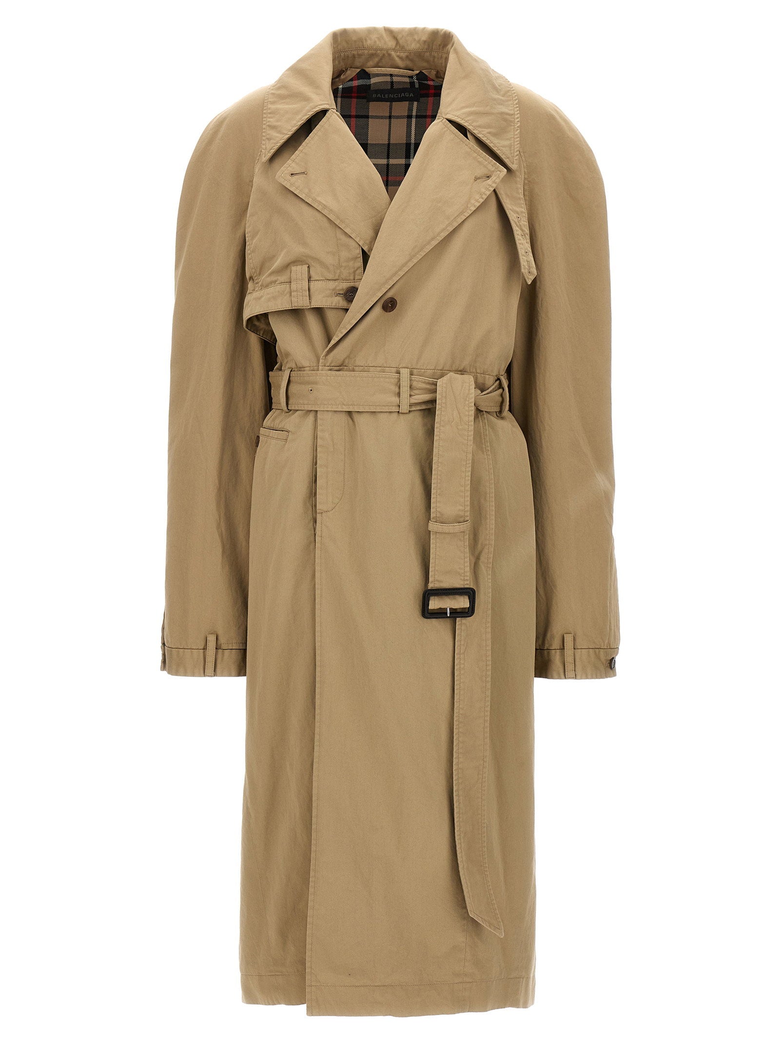 Balenciaga Deconstructed Trench Coat – 100% cotton