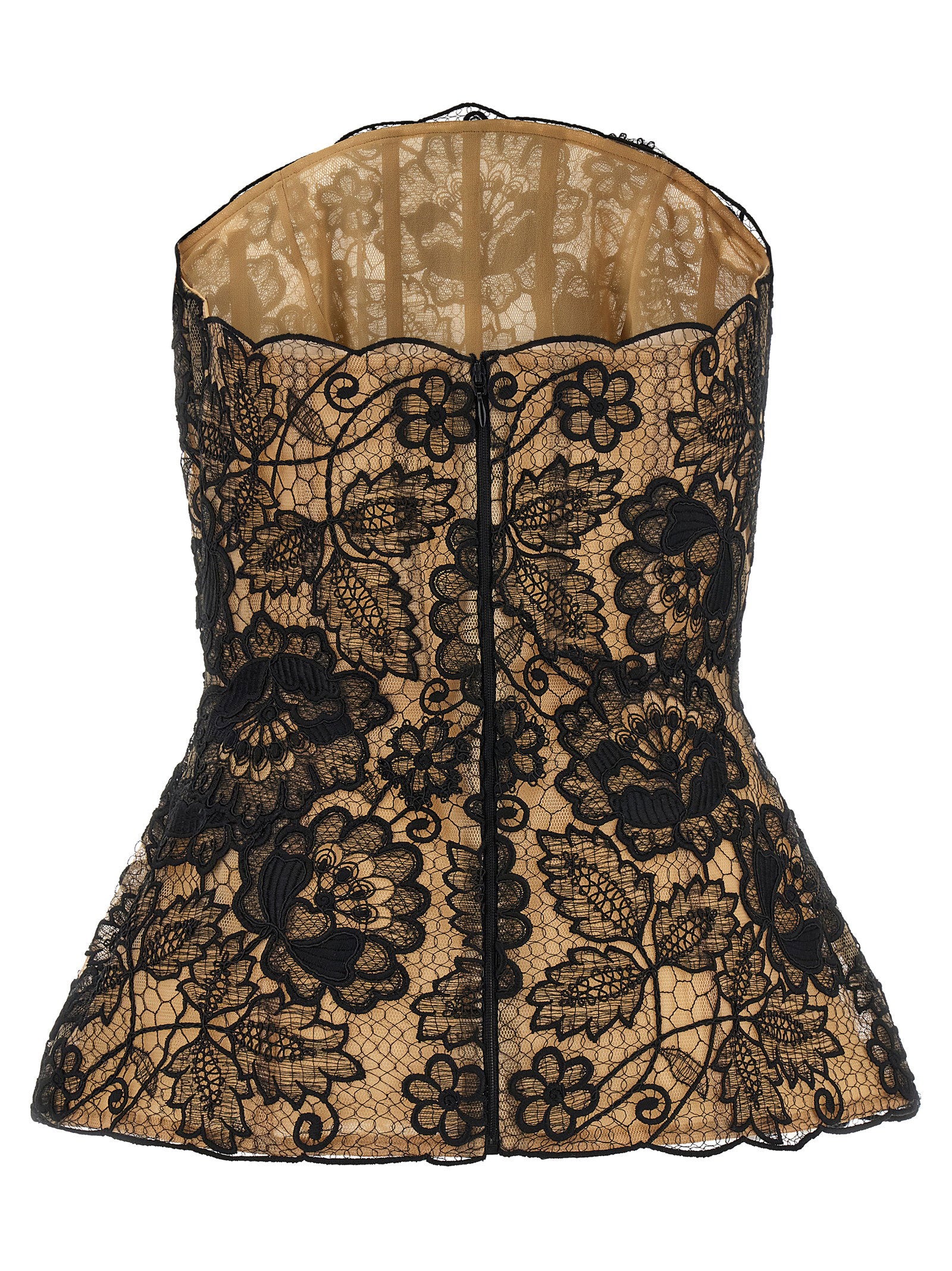 Elie Saab Guipure Lace Corset - view 2