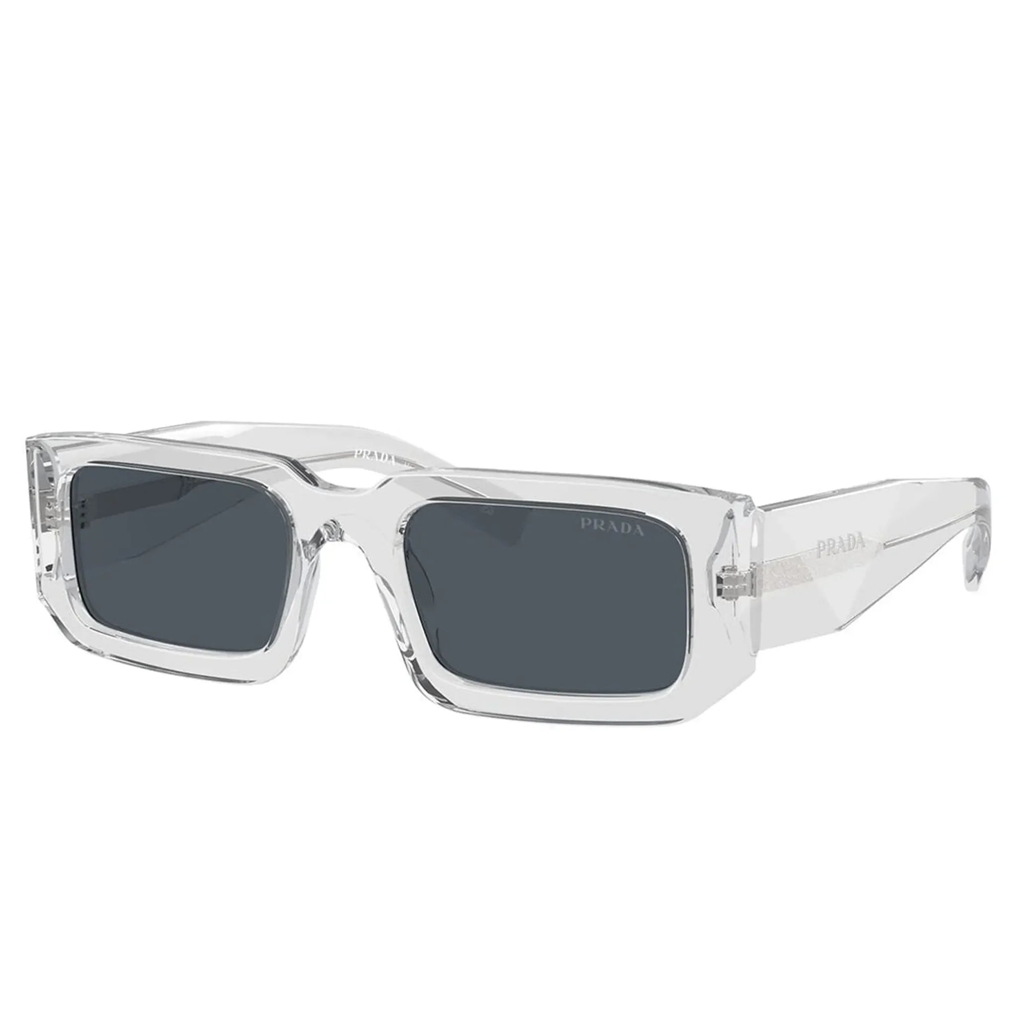Prada PR 06YS 12R09T Transparent Grey Sunglasses - view 2