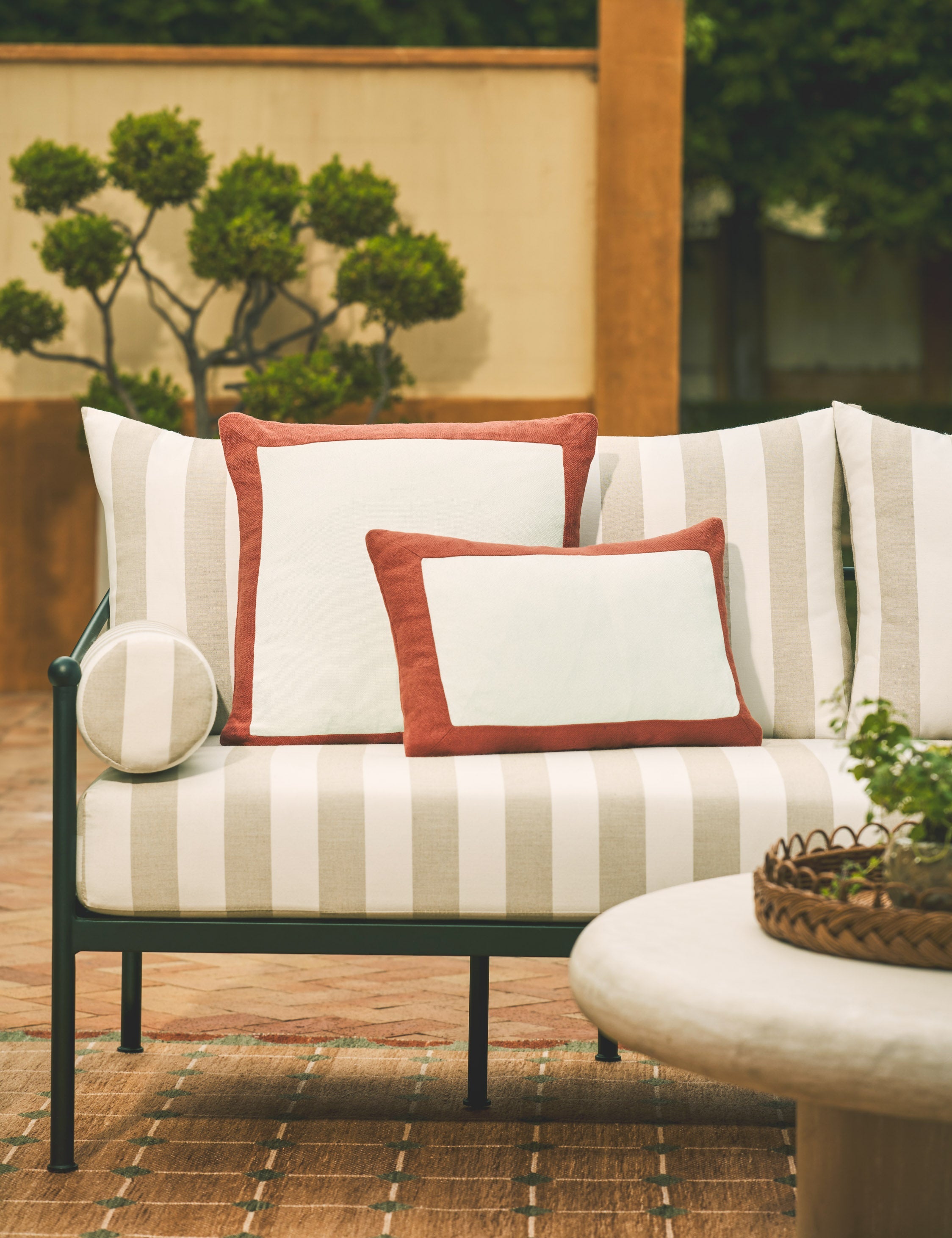 Indoor outdoor pillow – Lulu and Georgia Amica Indoor / Outdoor Pillow