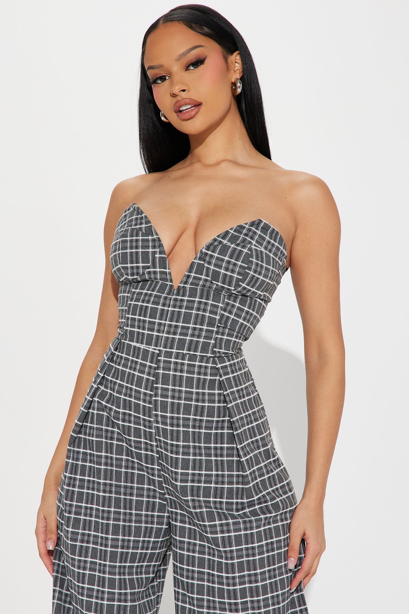 BlackTree Plaid Jumpsuit - view 2