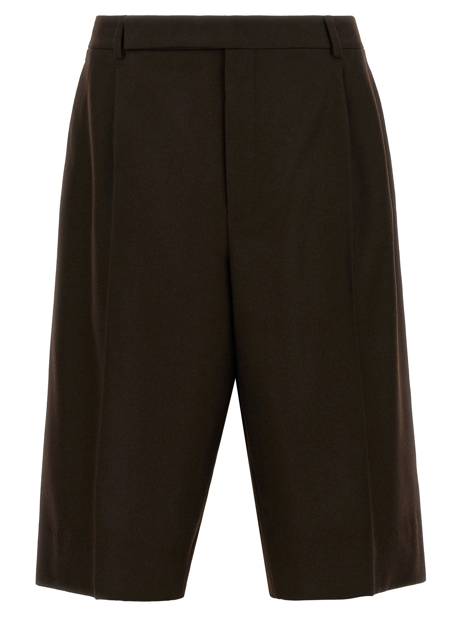 Saint Laurent Flannel Bermuda Shorts – 100% wool