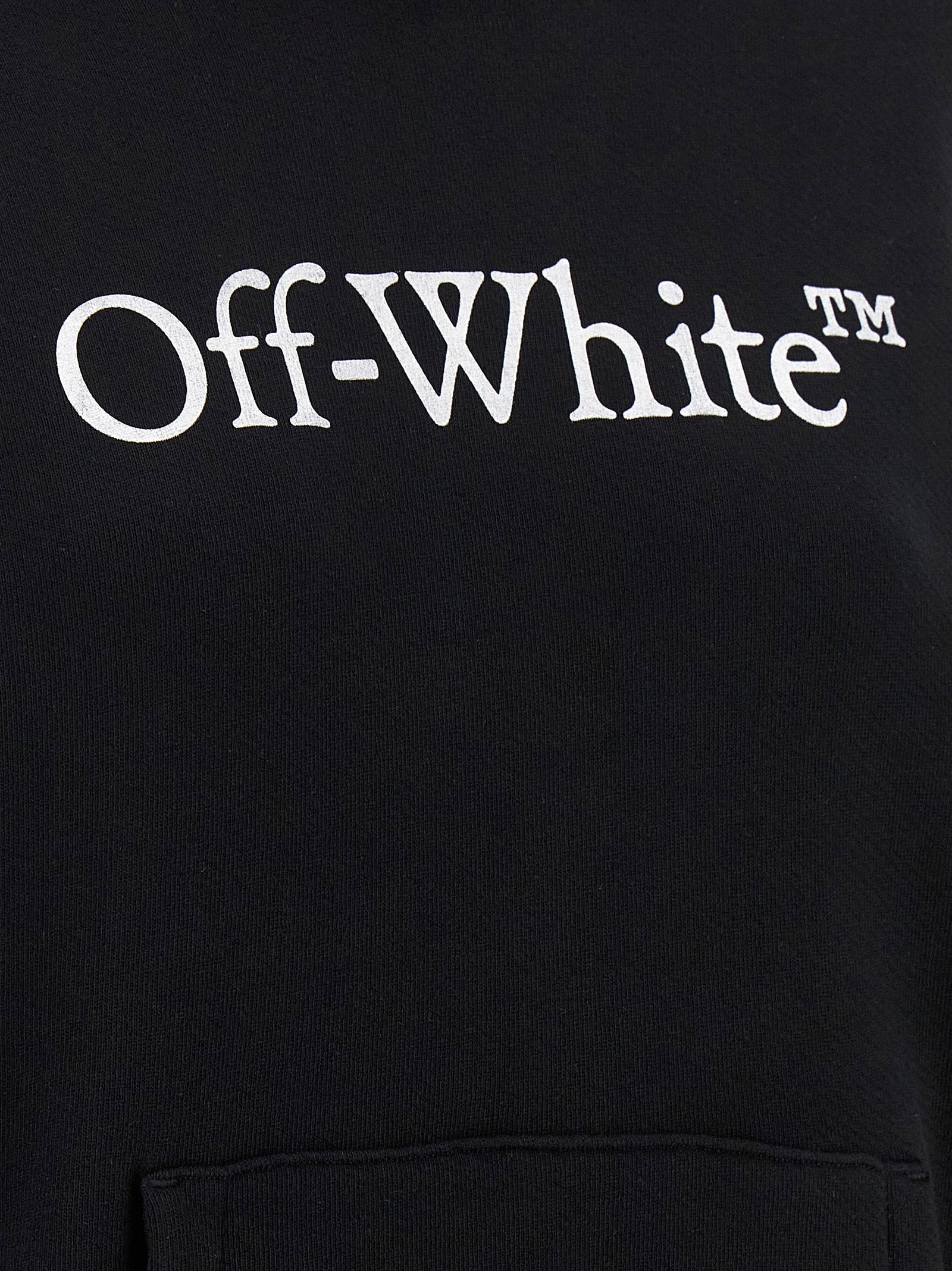 Off White Big Logo Bookkish Hoodie – 100% cotton - view 4