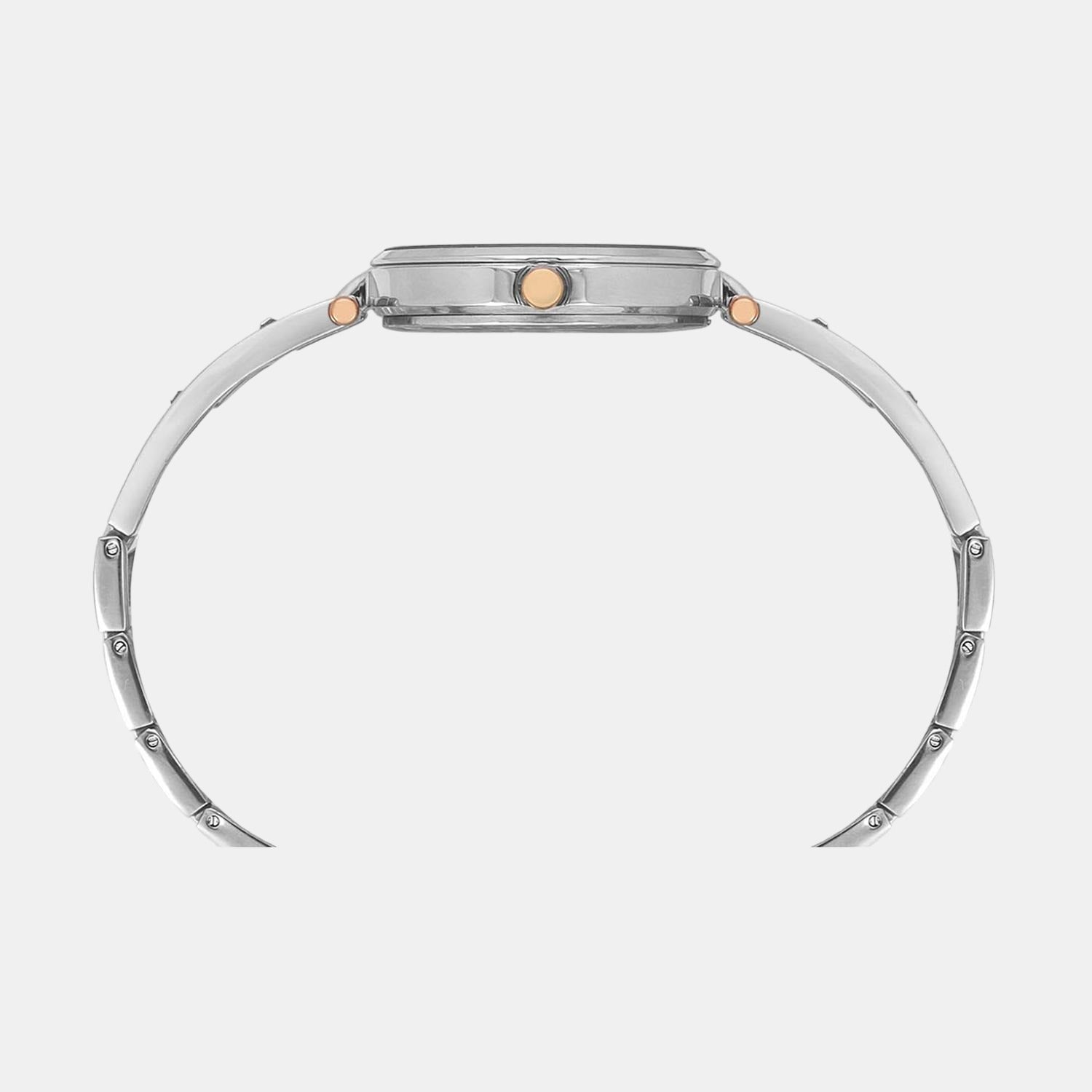 Timex Fria Women Quartz Silver Dial Analog Stainless Steel Watch TWEL15301 - view 3