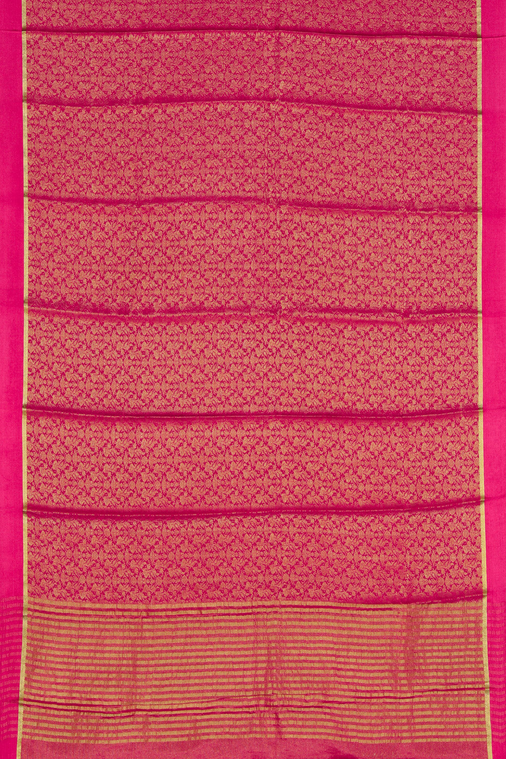 Kalanjali Crepe Silk Pink Saree – Women's - view 2