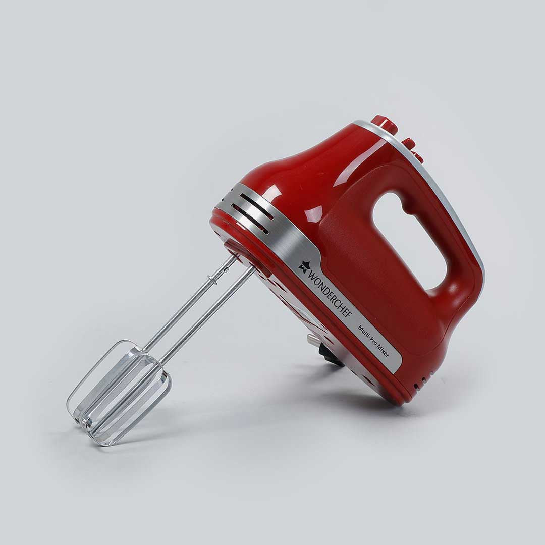 Wonderchef Renewed Crimson Edge 5 Speed Electric Hand Mixer | 300W