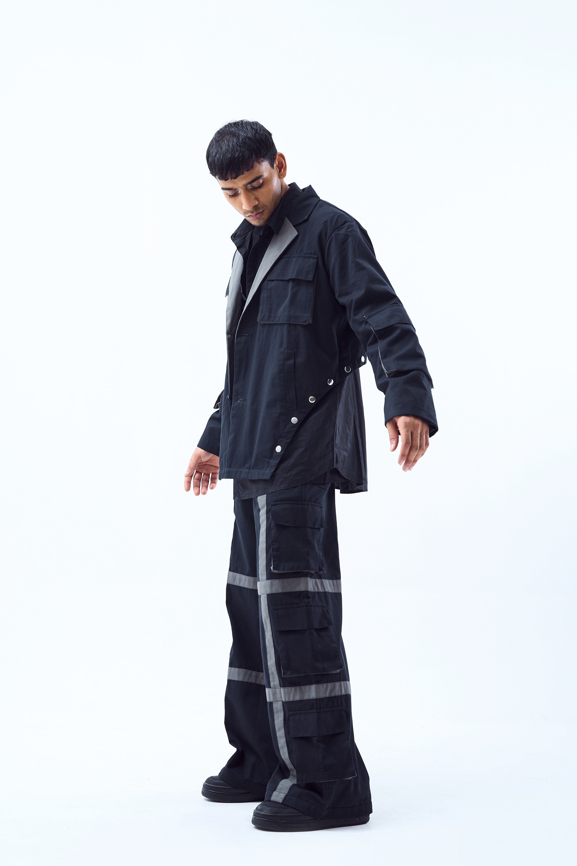 THNWHN Midnight Pleated Pants - view 3