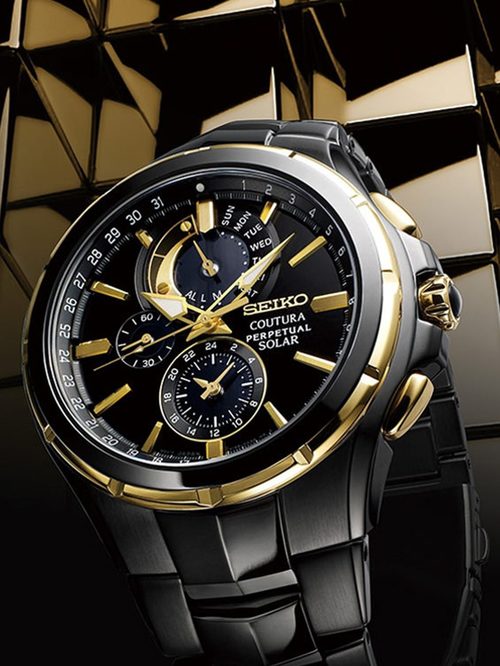 Seiko Coutura Black Dial Men 44mm - view 2