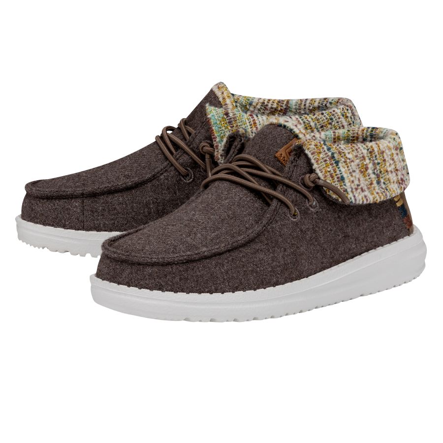 HEYDUDE shoes Wendy Fold Youth Baja Boot - Brown - view 2
