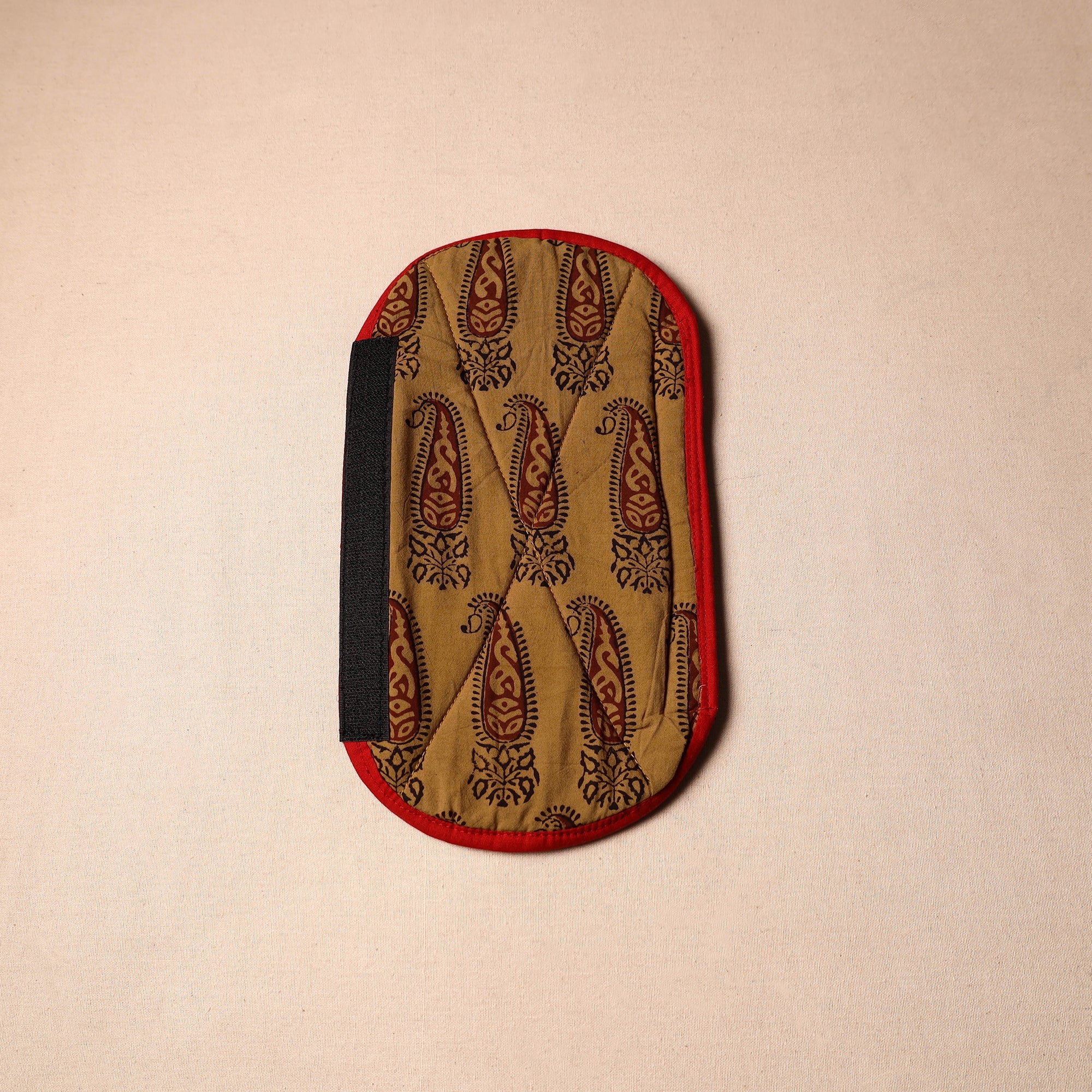 JALPARI Brown - Handmade Cotton Fridge Handle Cover 07 - view 2