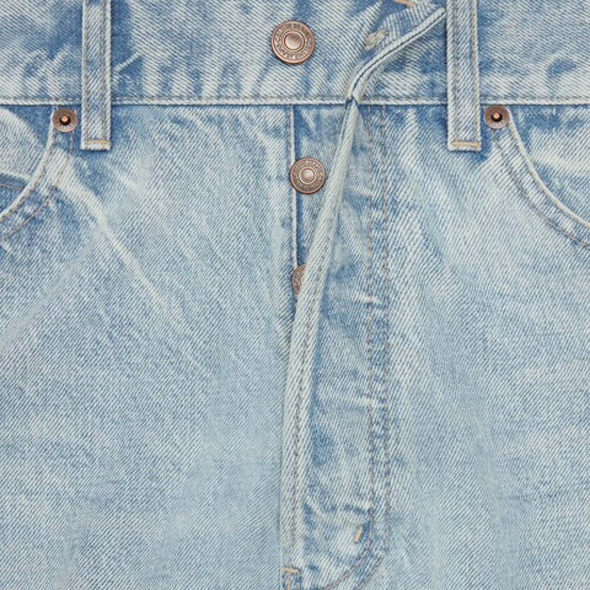 Celine Wesley Shorts in Horizon Wash Denim - view 2