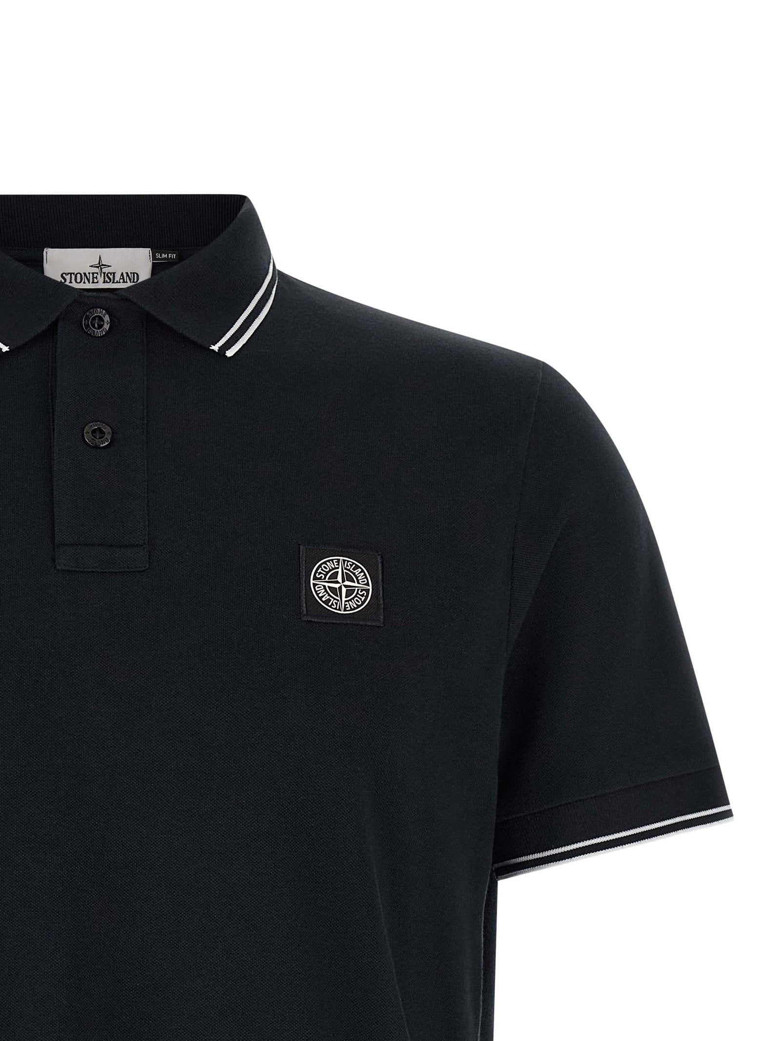 Stone Island 2200010 Polo Shirt – 95% cotton, 5% elastane - view 3