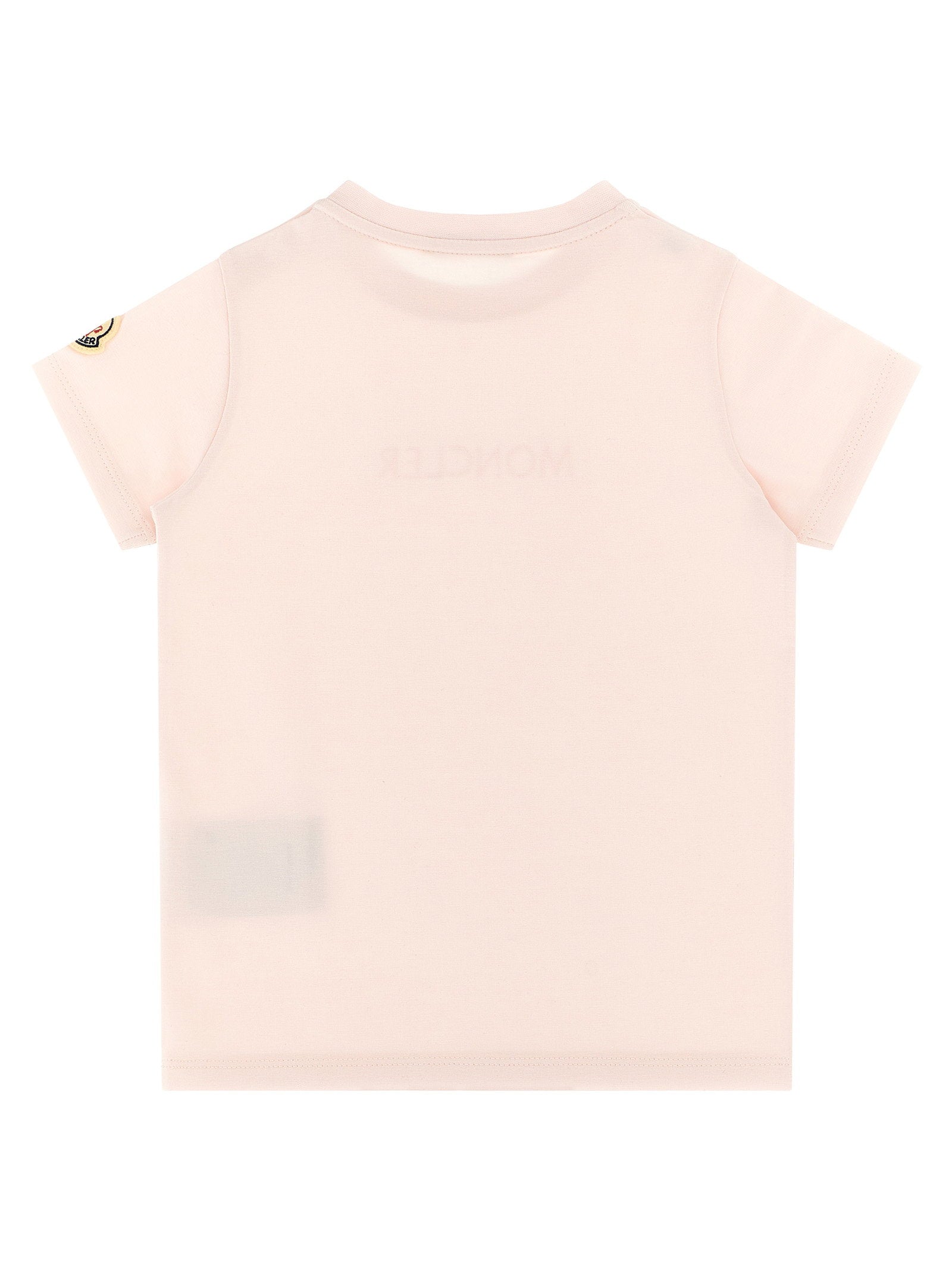 Moncler Enfant Logo Embroidery T-shirt – 92% cotton, 8% elastane - view 2