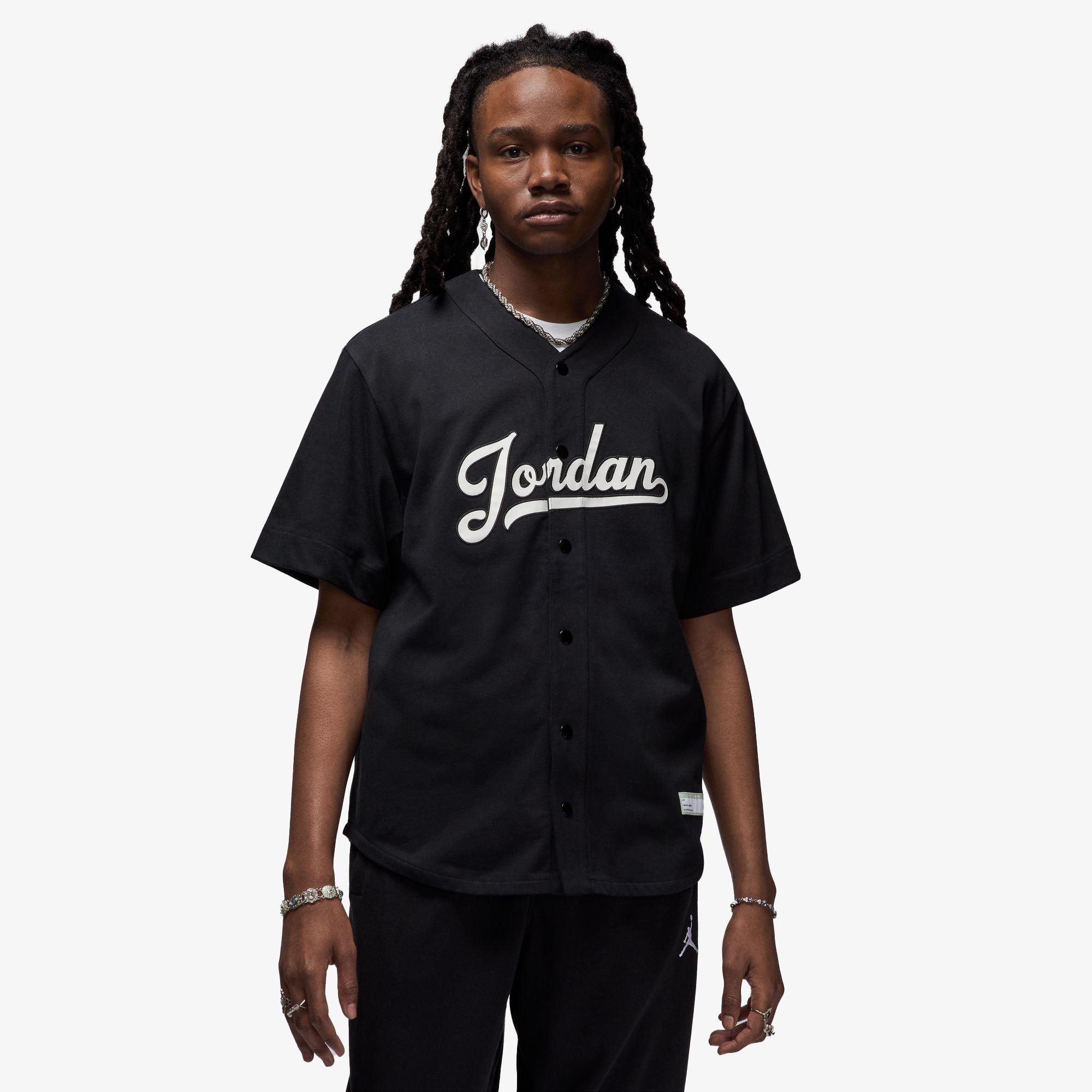 Jordan | Flight Mvp Baseball Top { Black/white