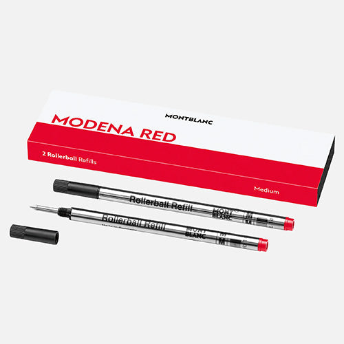 Montblanc 2 Rollerball Refills Medium, Modena Red