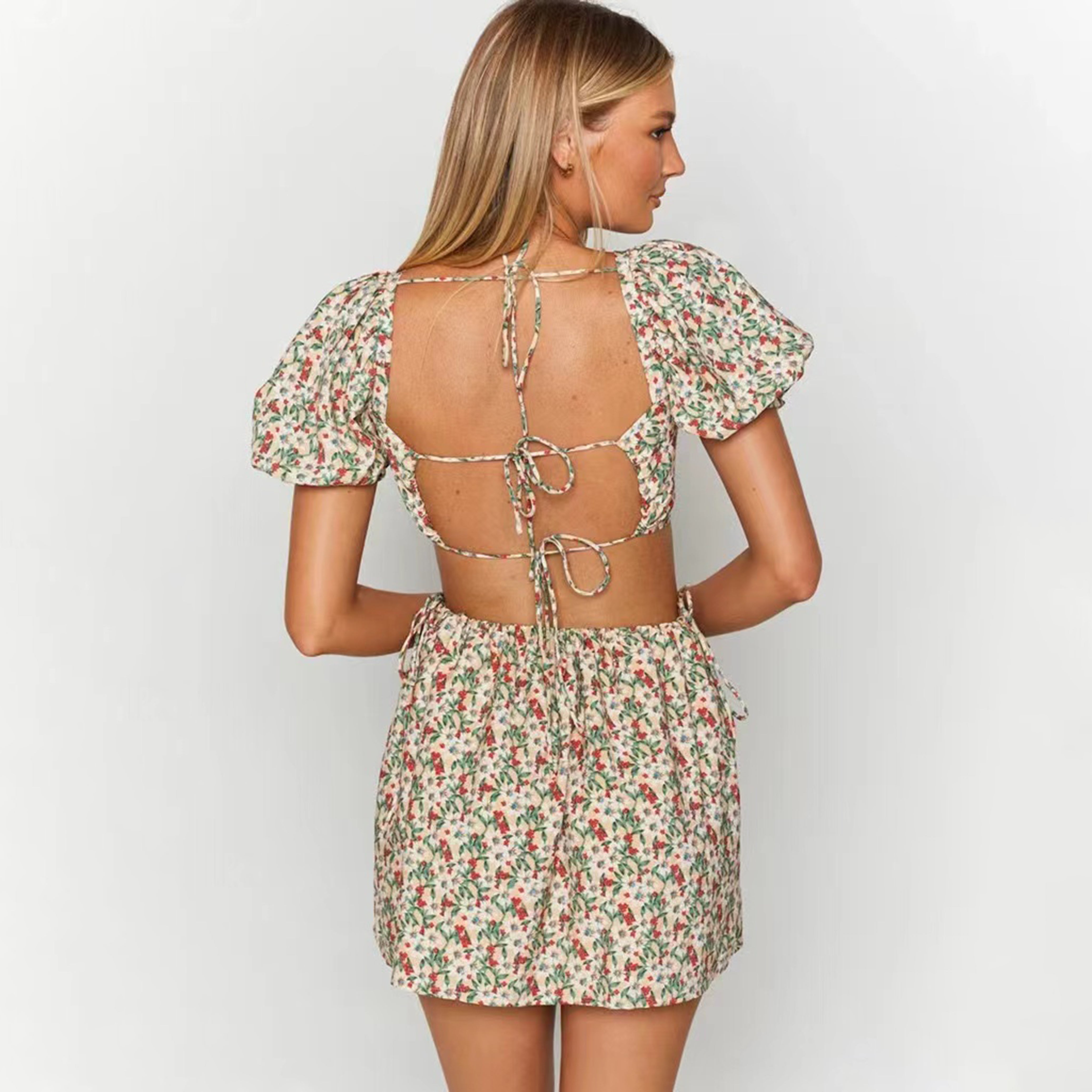 Printed Fit & Flare dress - view 2