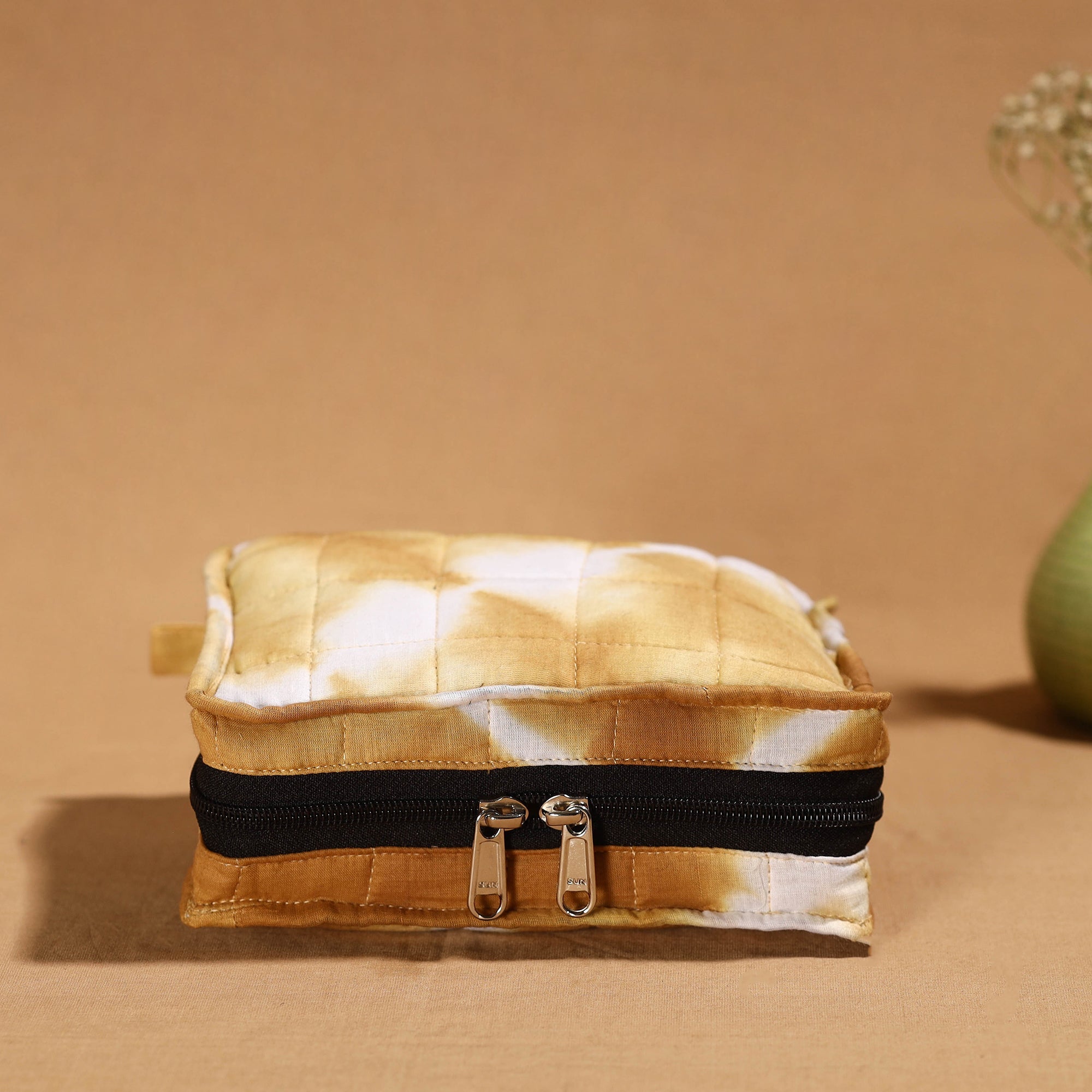 NOORI BAZAR Brown - Handmade 4 Pockets Cotton Jewelry Bag 04 - view 2