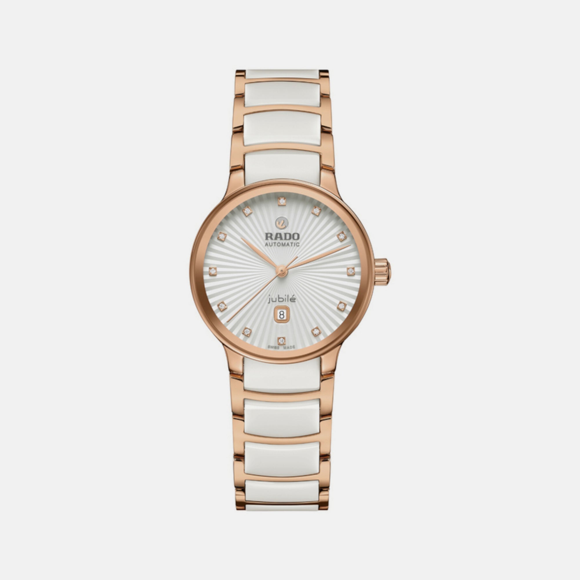 Rado Centrix Women Automatic White Dial Analog Stainless Steel Watch R30019744