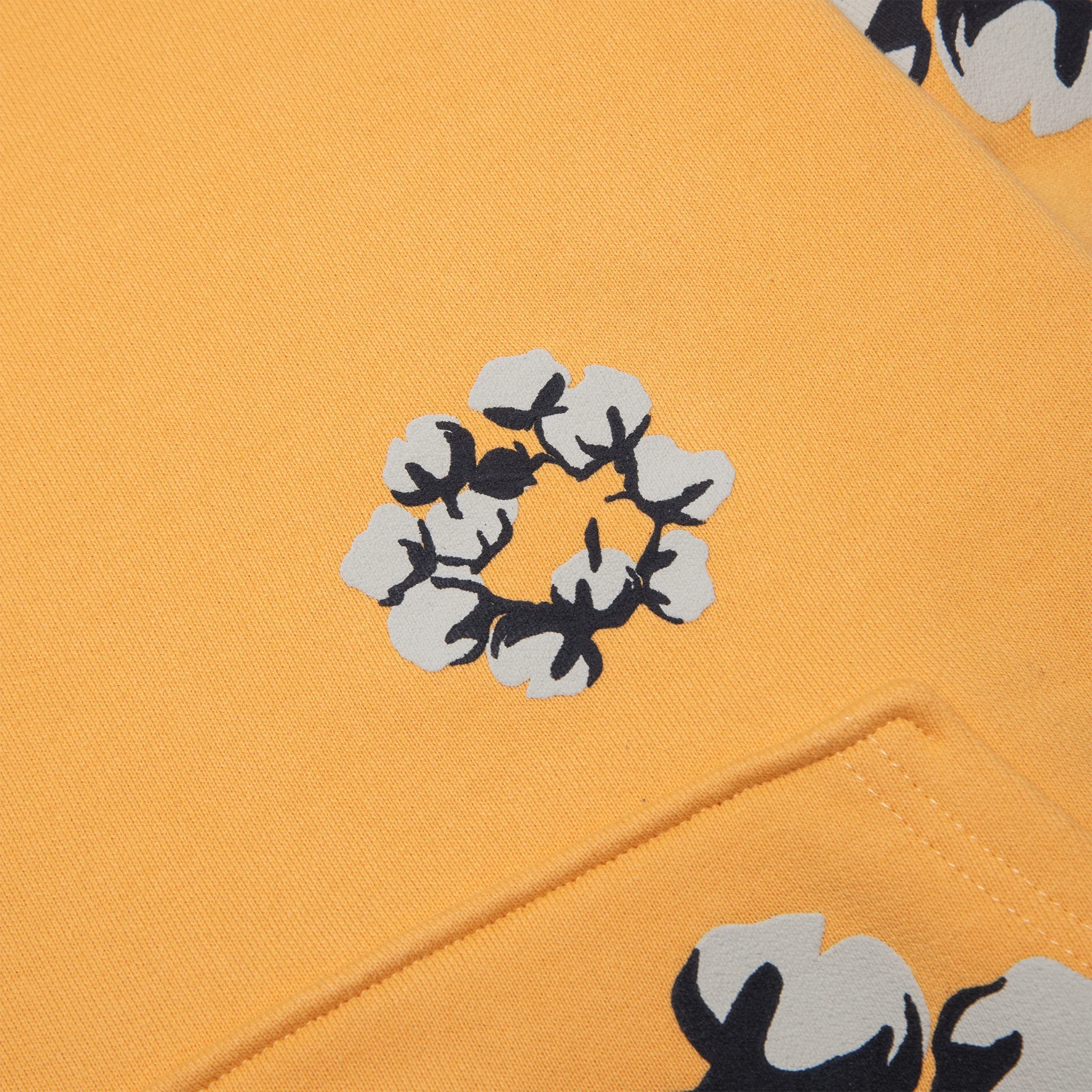 Denim Tears x CPFM Cactus Tears Wreath Yellow Hoodie - view 4