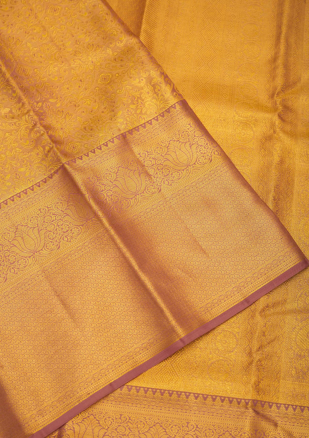 Koskii Gold Zariwork Pure Silk Saree – Women's - view 4
