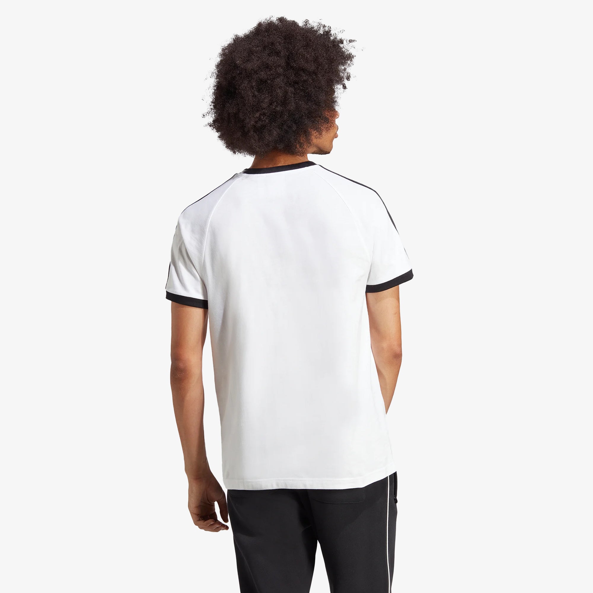 Adidas Originals | Adicolor Classics 3-stripes Tee { White/black - view 2