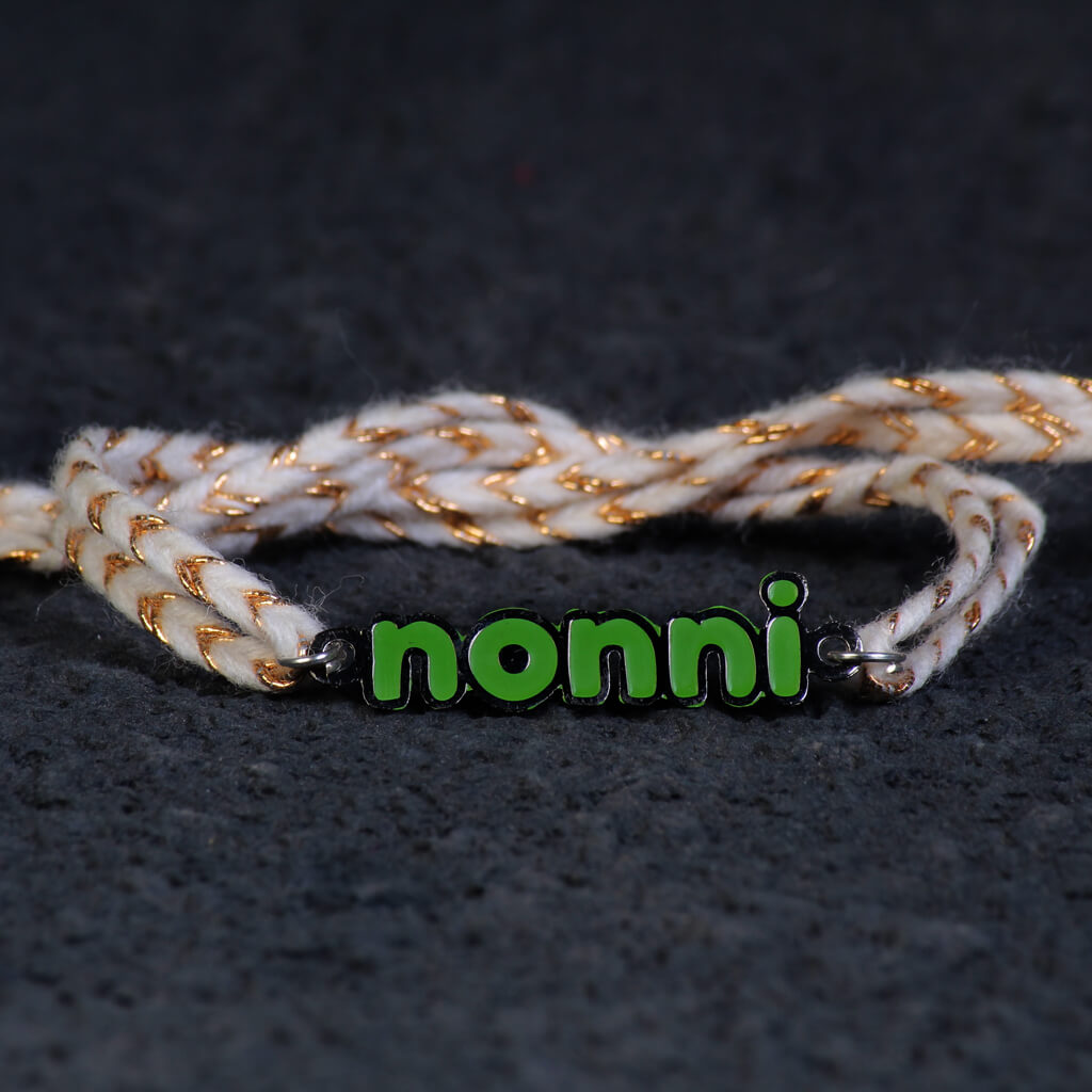 Bigsmall_piu Nonni Mettalic Rakhi