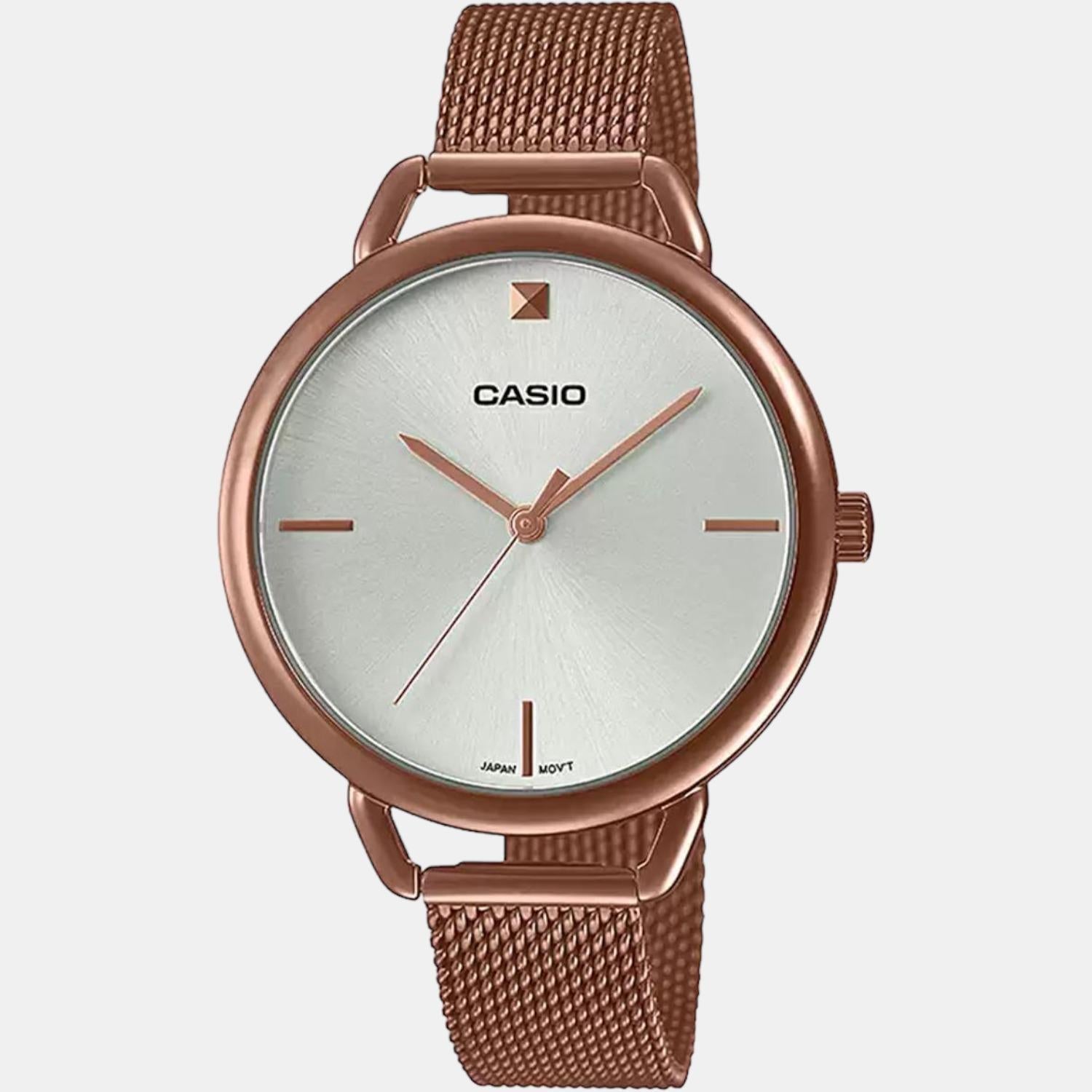 Casio Enticer Women Quartz Silver Dial Analog Stainless Steel Watch A1812 - view 2