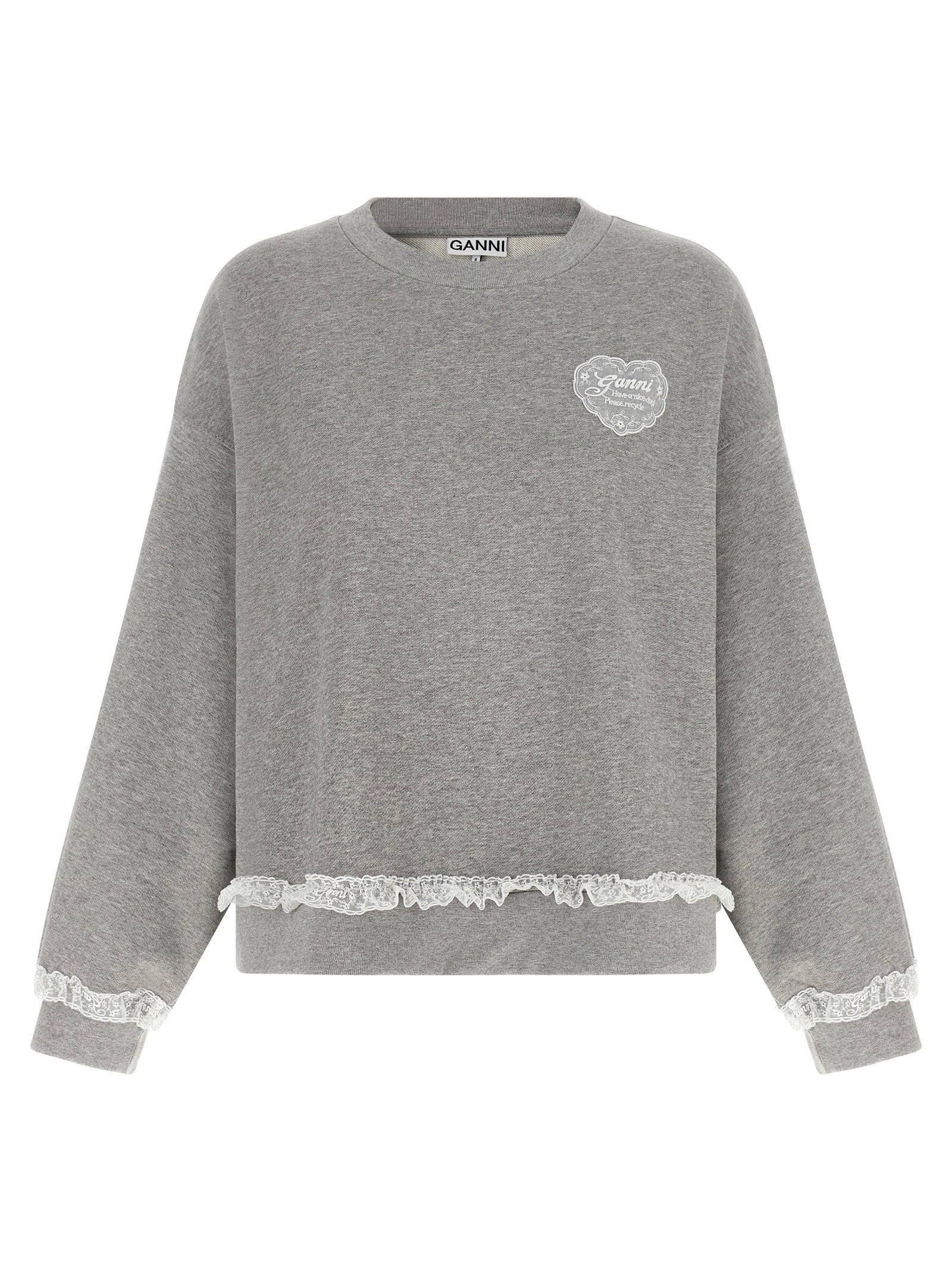 Ganni Isoli Sweatshirt – 100% organic cotton