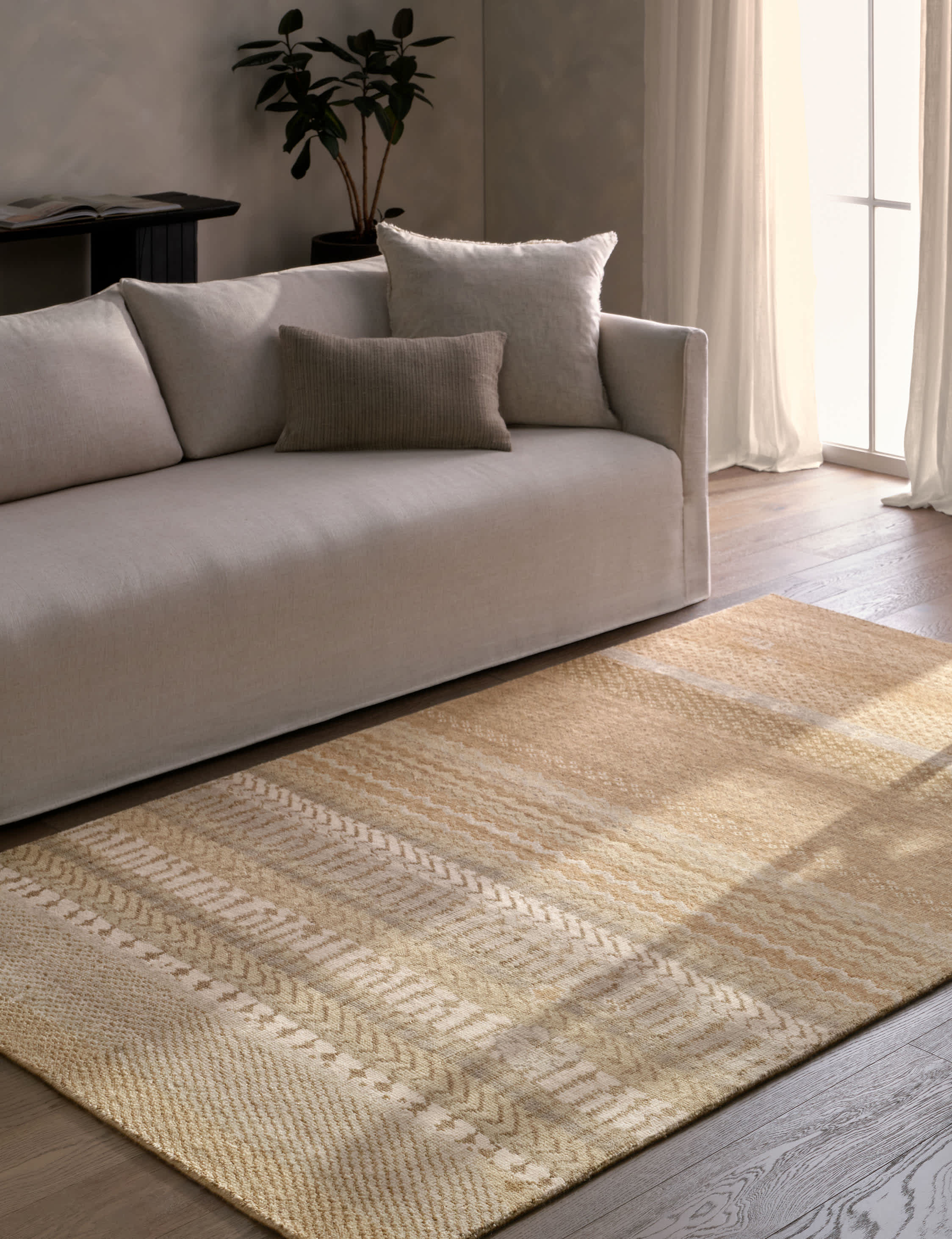 Lulu and Georgia McCabe Hand-Knotted Wool Rug - view 2