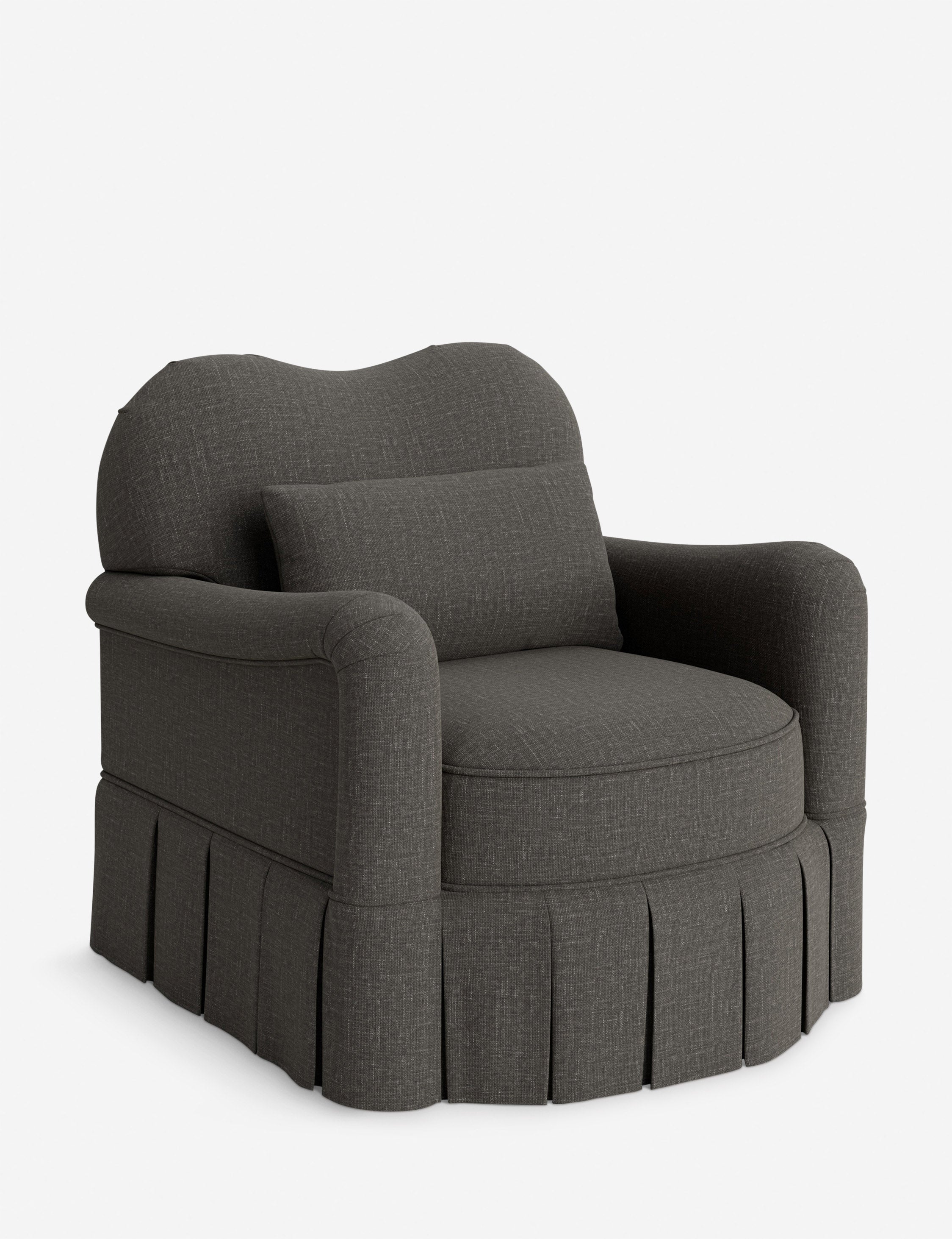 Lulu and Georgia Middleton Skirted Accent Chair by Ginny Macdonald - view 93