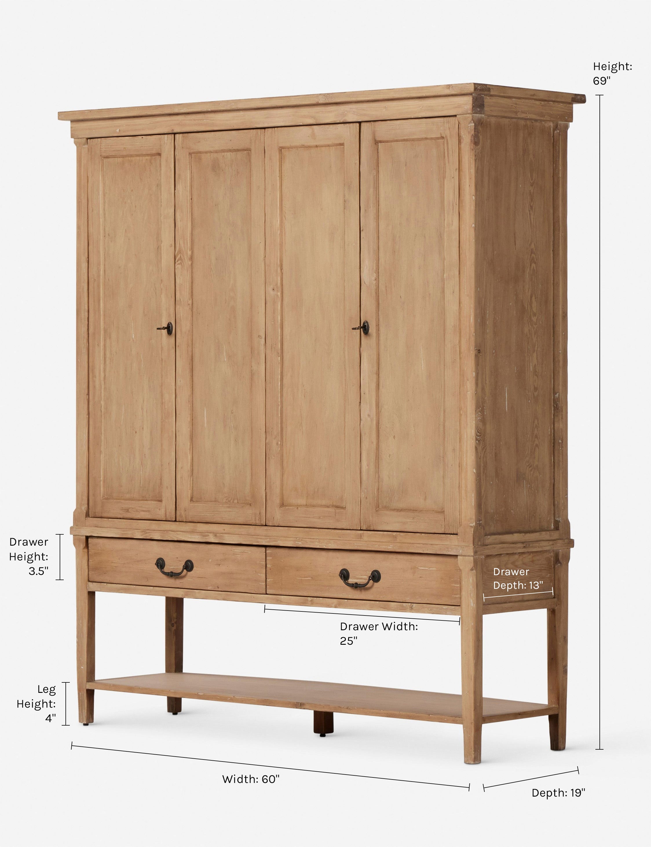 Lulu and Georgia Chaperal Double Cabinet - view 14