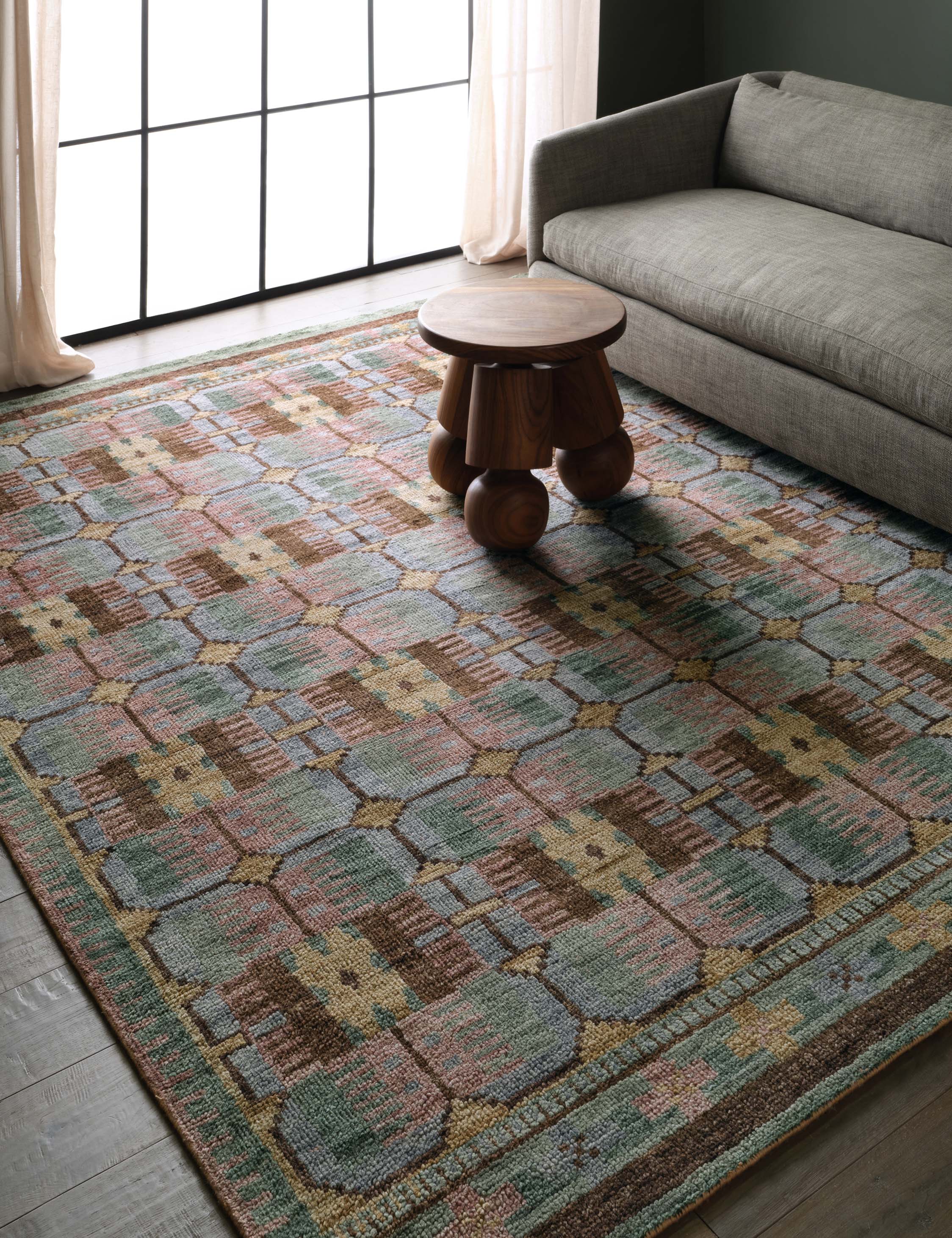 Lulu and Georgia Ilse Hand-Knotted Wool Rug – Brown - view 2