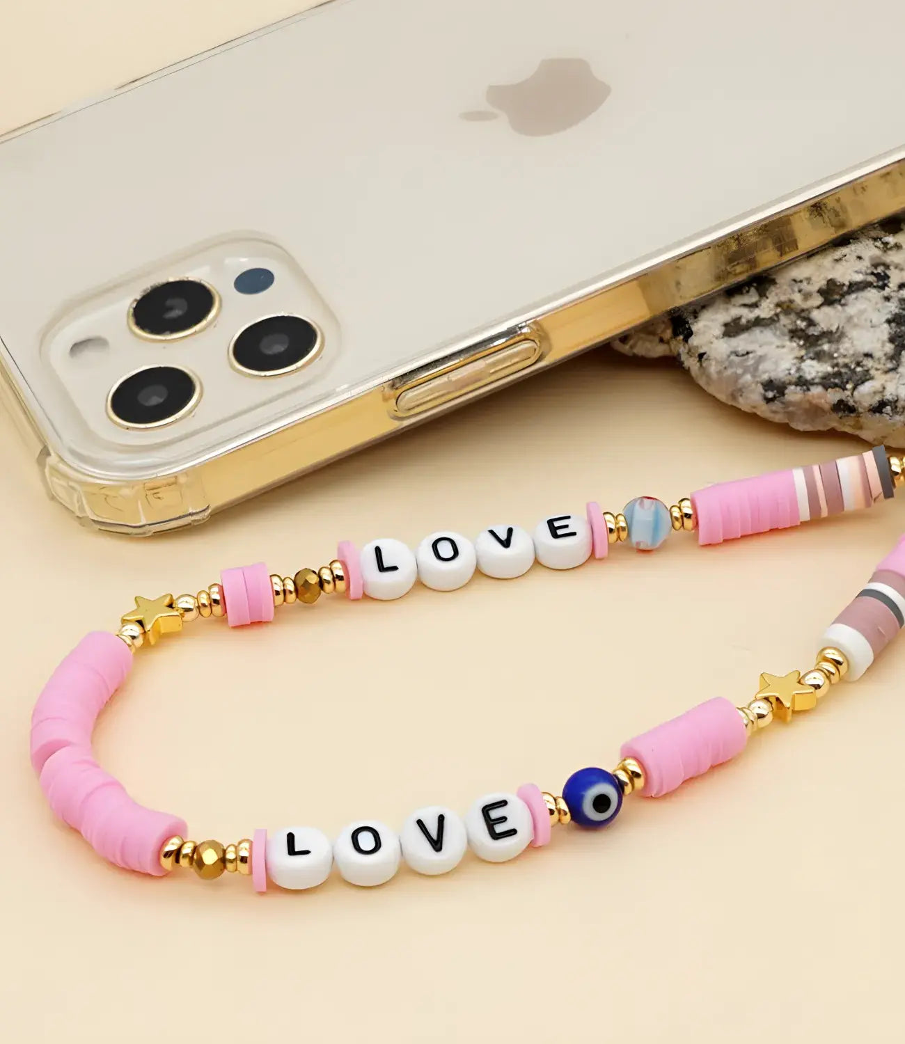 The Case Company Cute Love - Evil Eye Beaded Phone Charm