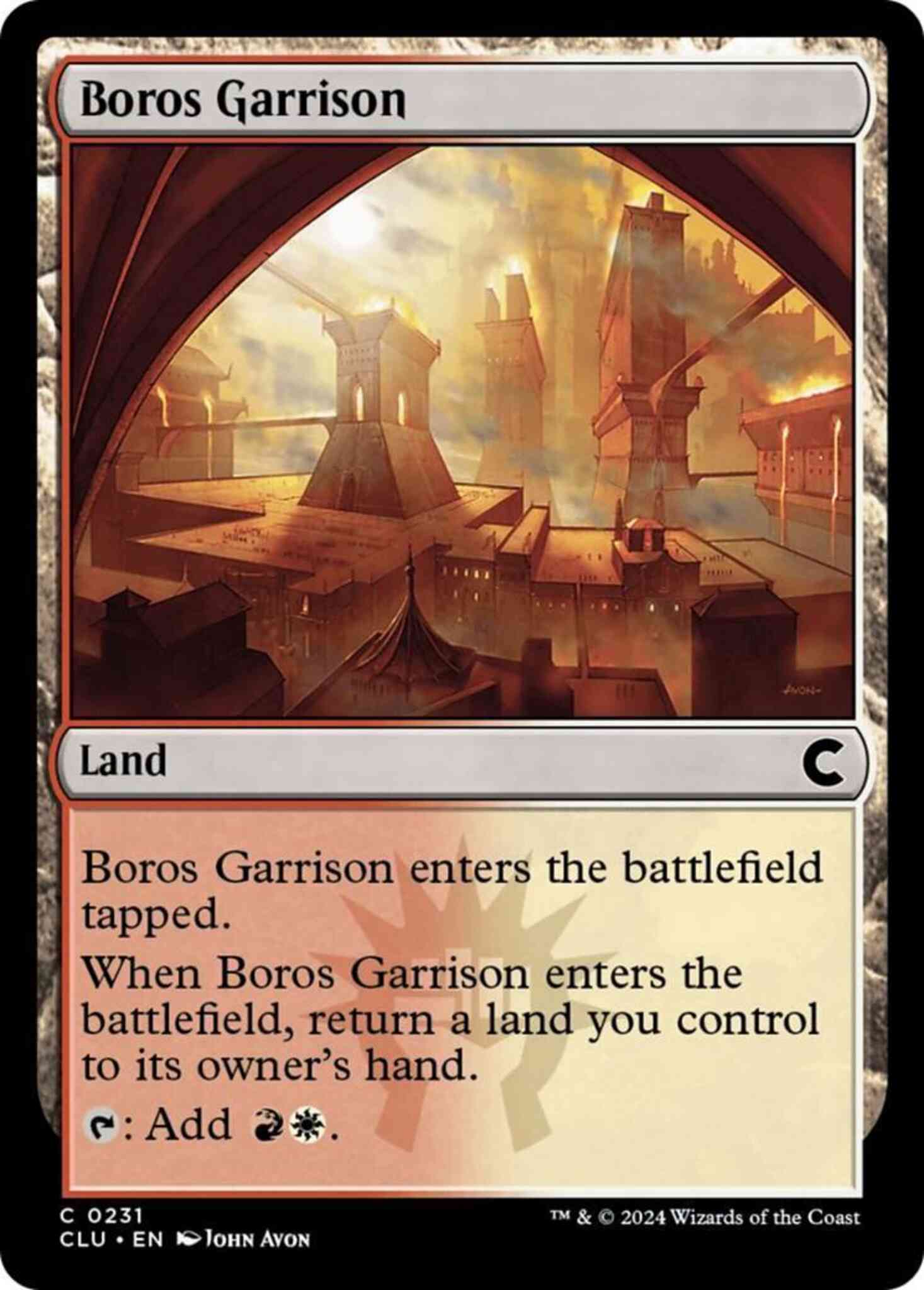 Boros garrison 231 – Magic Boros Garrison [231] [Ravnica: Clue Edition] [Non-Foil]