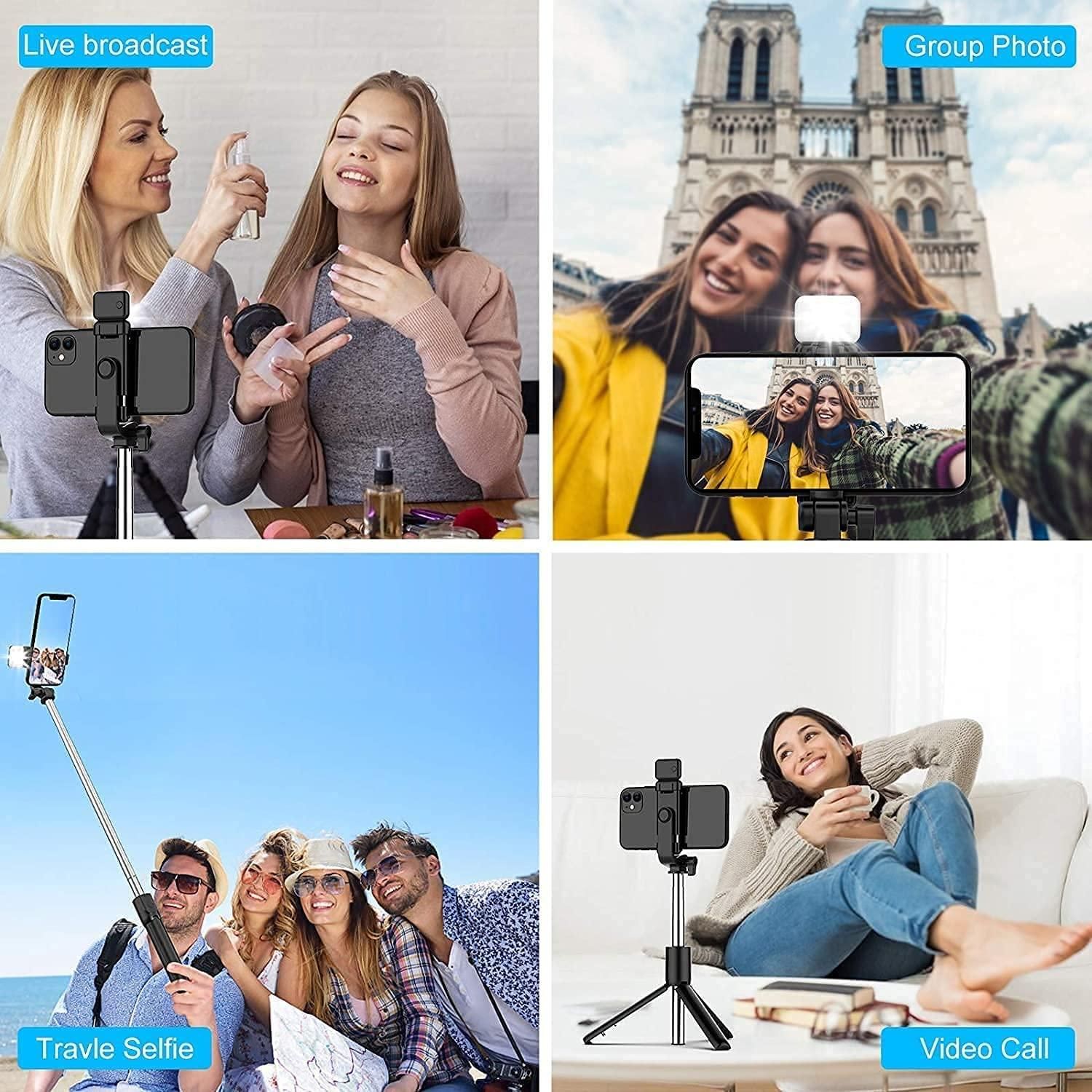 Fab Alchemy All-in-One Wireless Bluetooth Selfie Stick Tripod - view 6