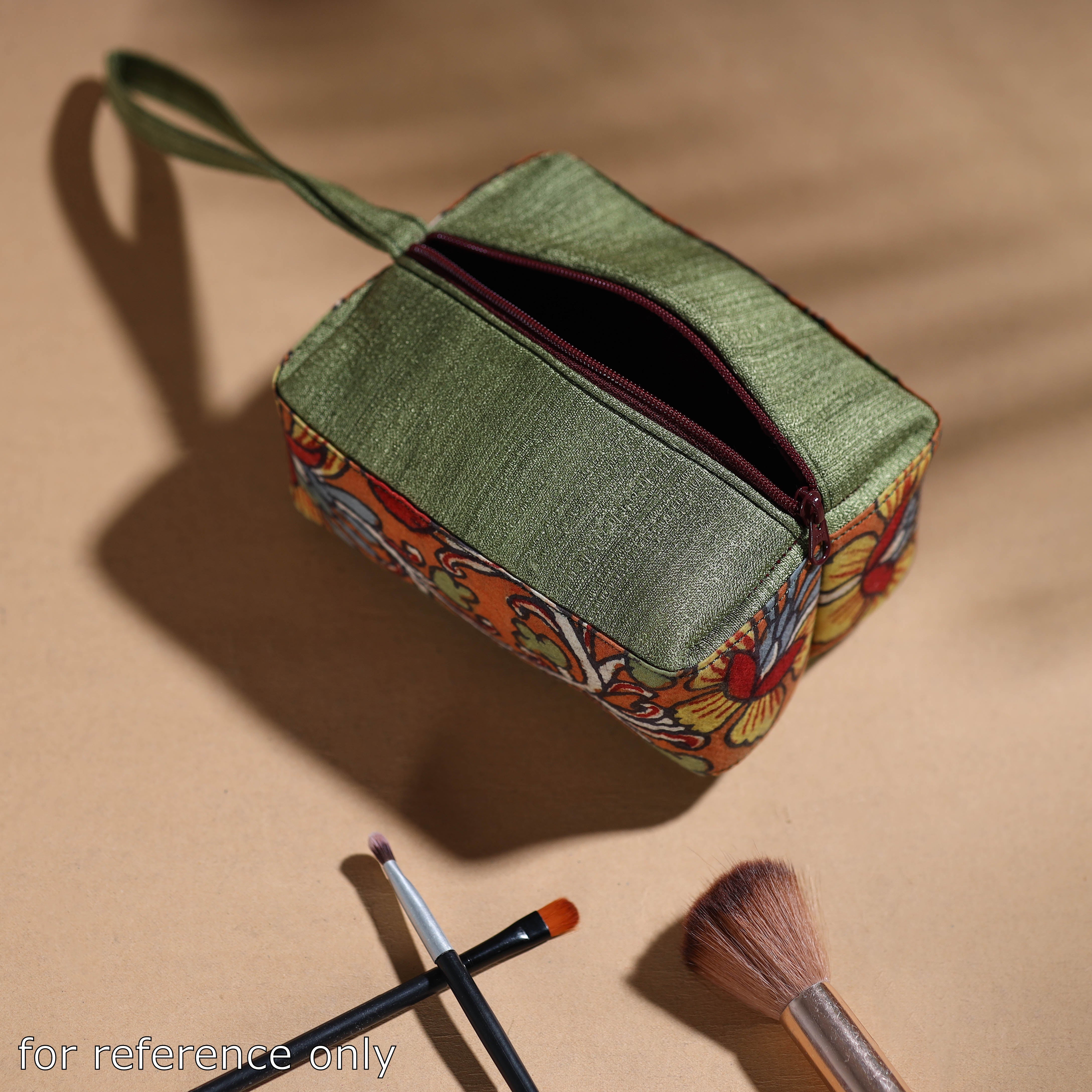 DWARAKA PLUS Black - Handpainted Kalamkari Multipurpose Cosmetic/Toiletry Bag 43 - view 4