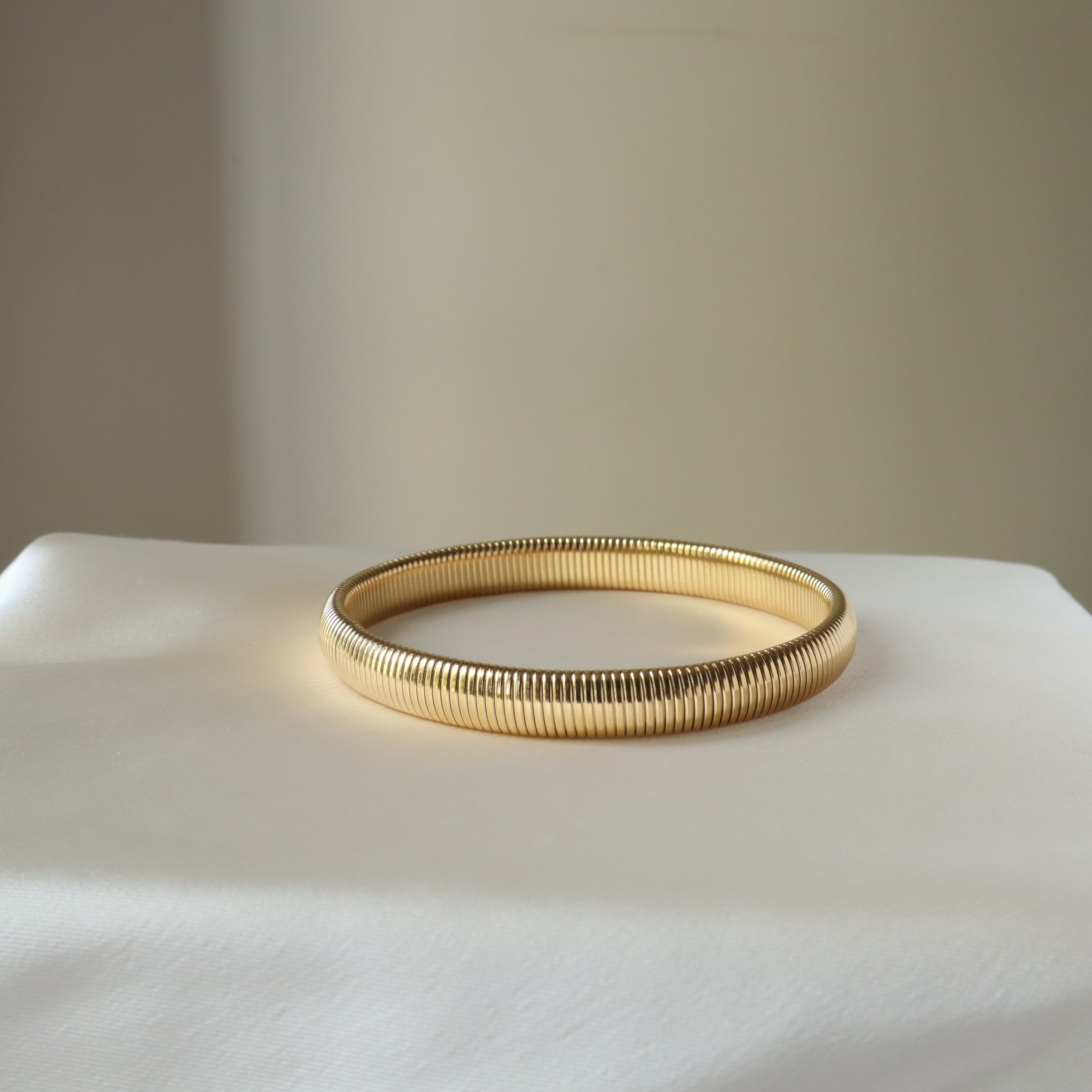 Ash Designs Gold Coast at Night Sleek 18K Gold Plated Bangle