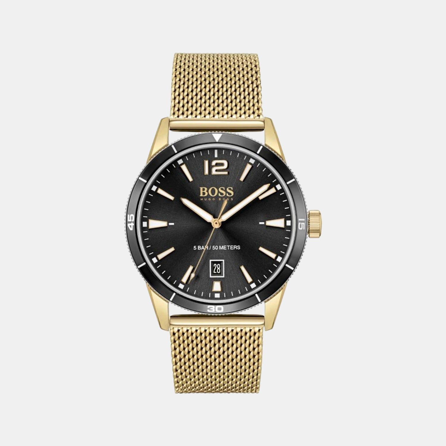 Boss Drifter Men Quartz Black Dial Analog Stainless Steel Watch 1513901