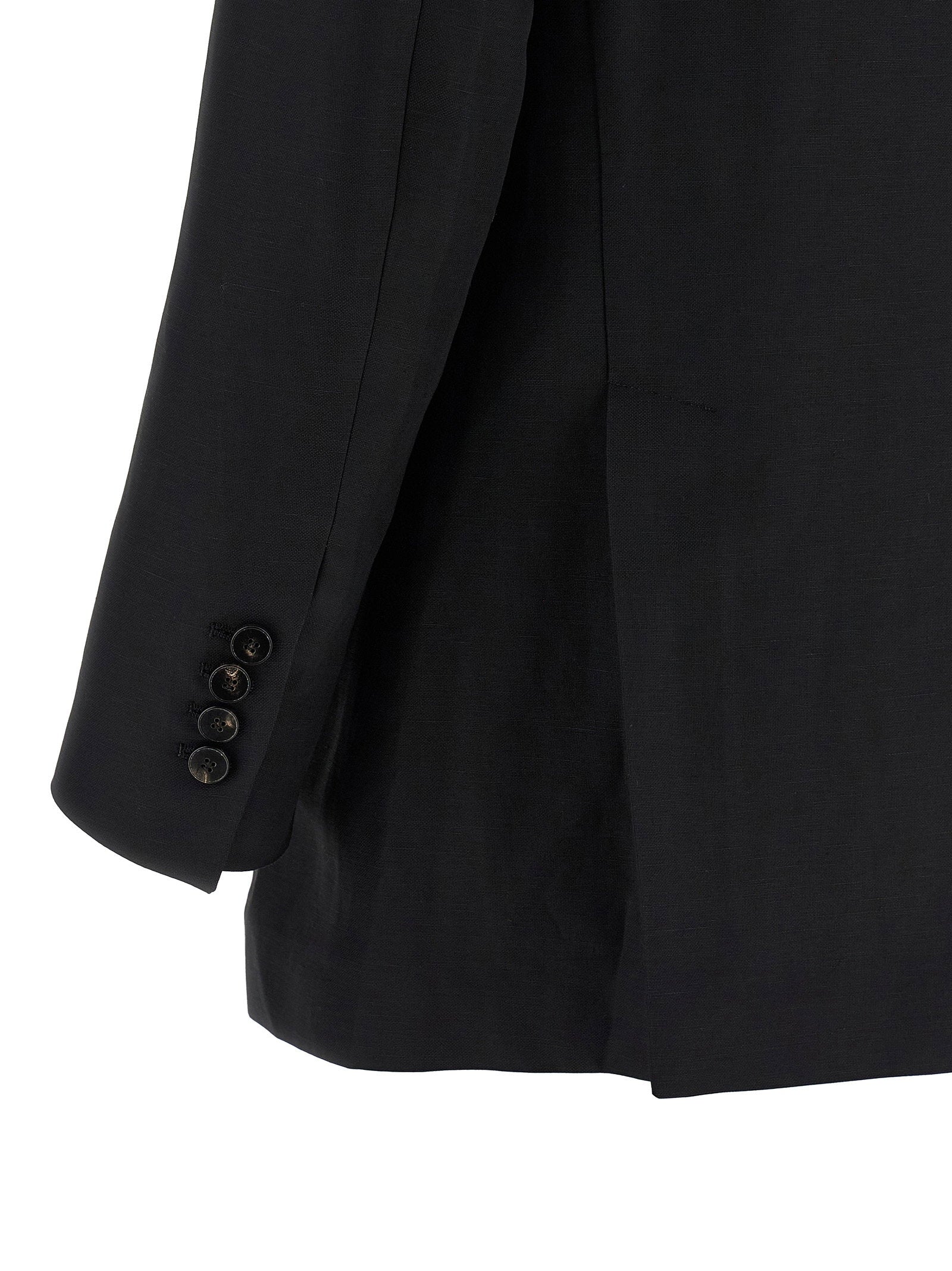 Alberto Biani Linen Viscose Blazer – 66% viscose, 34% linen - view 4