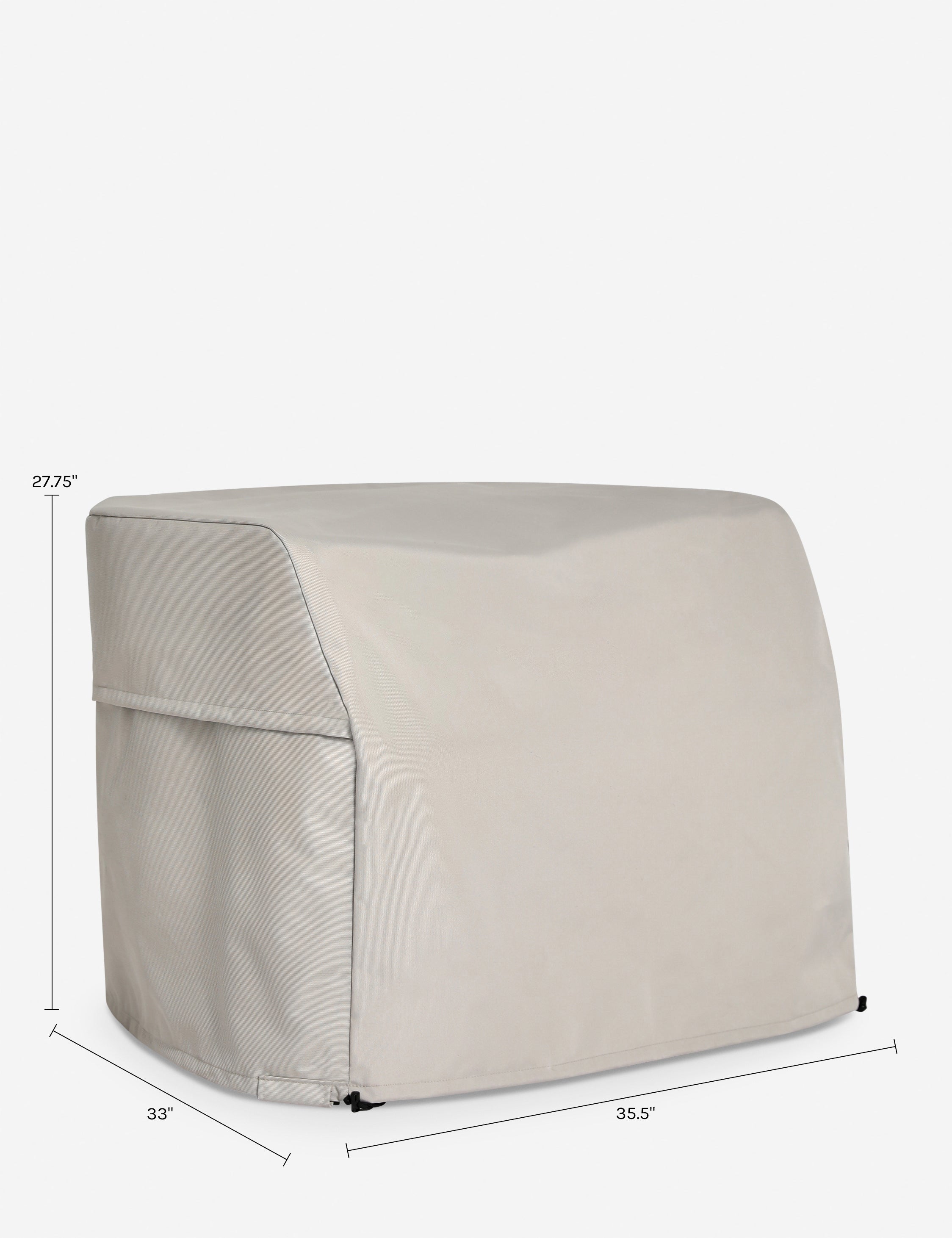 Lulu and Georgia Hadler Accent Chair Outdoor Furniture Cover - view 2