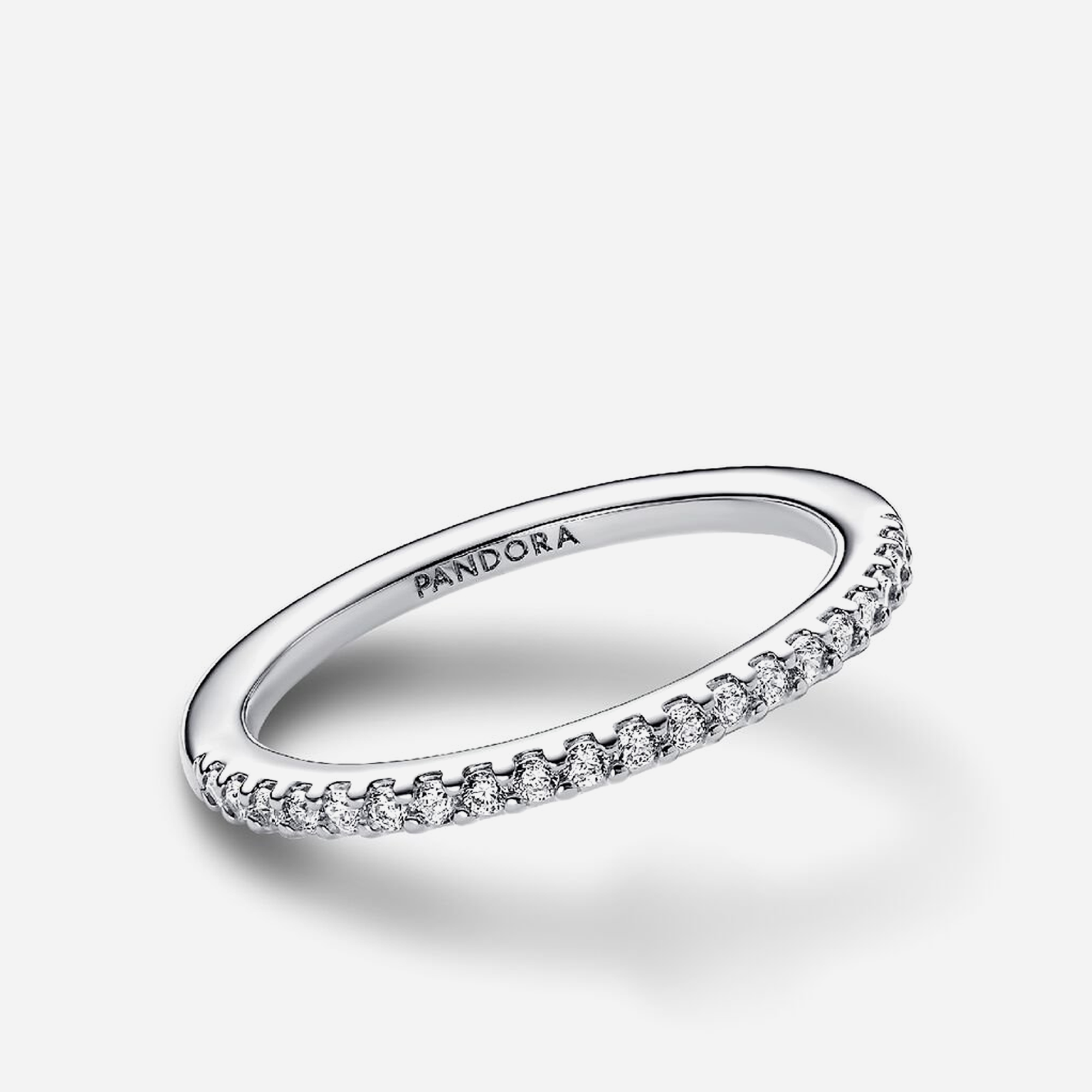 Pandora Sparkling Band Ring Sterling Silver - view 2