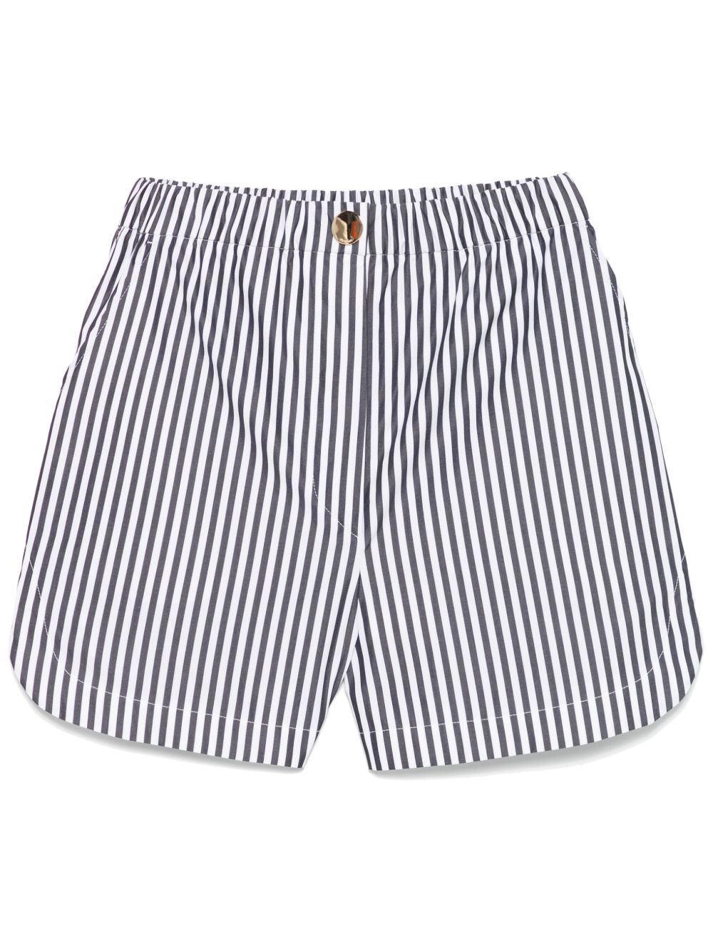 Sportmax Striped cotton shorts – Cotton 100%