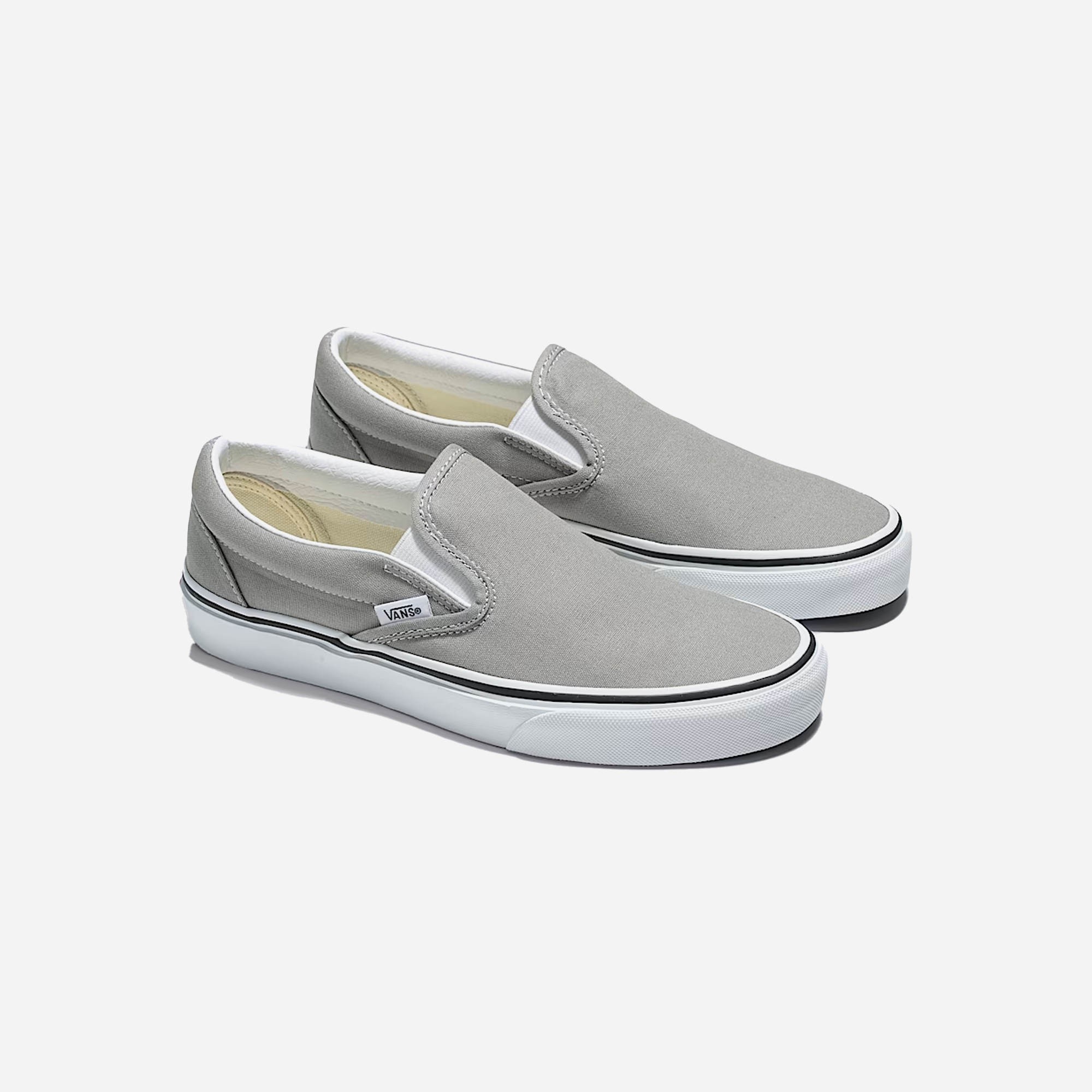 Vans Classic Slip-On Shoe Drizzle Grey / White - view 2