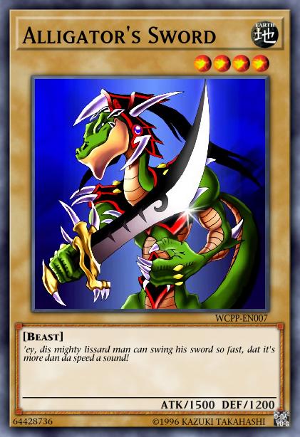 Yu-Gi-Oh! Alligator's Sword - LDK2-ENJ08 - Common - 1st Edition