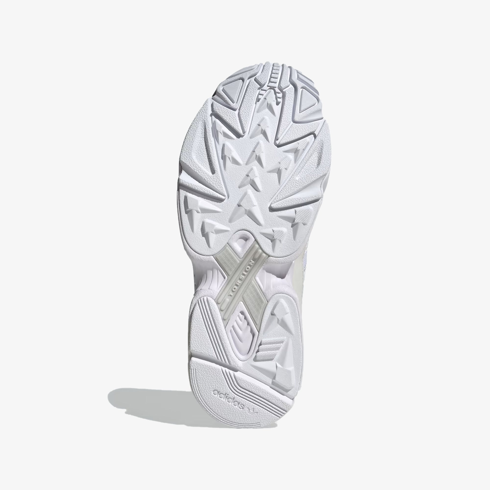 Adidas Originals | FALCON { CLOUD WHITE/CLOUD WHITE/GREY ONE - view 5